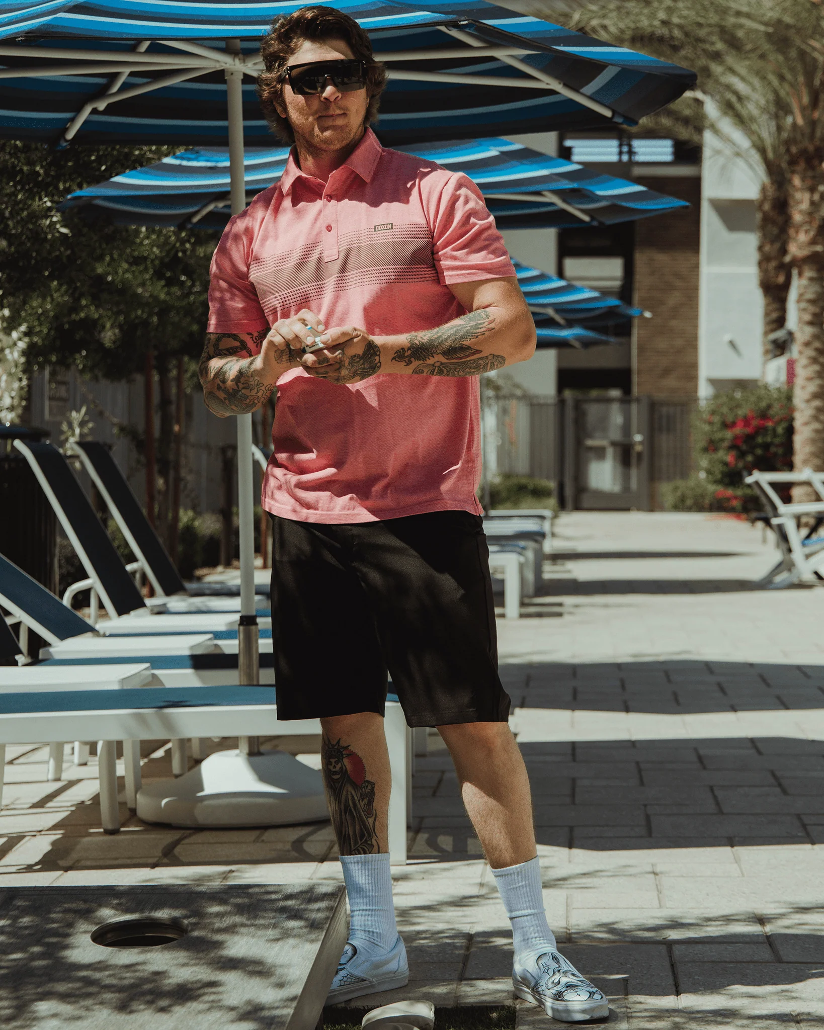 Stitch Premium Polo - Red - Image 4