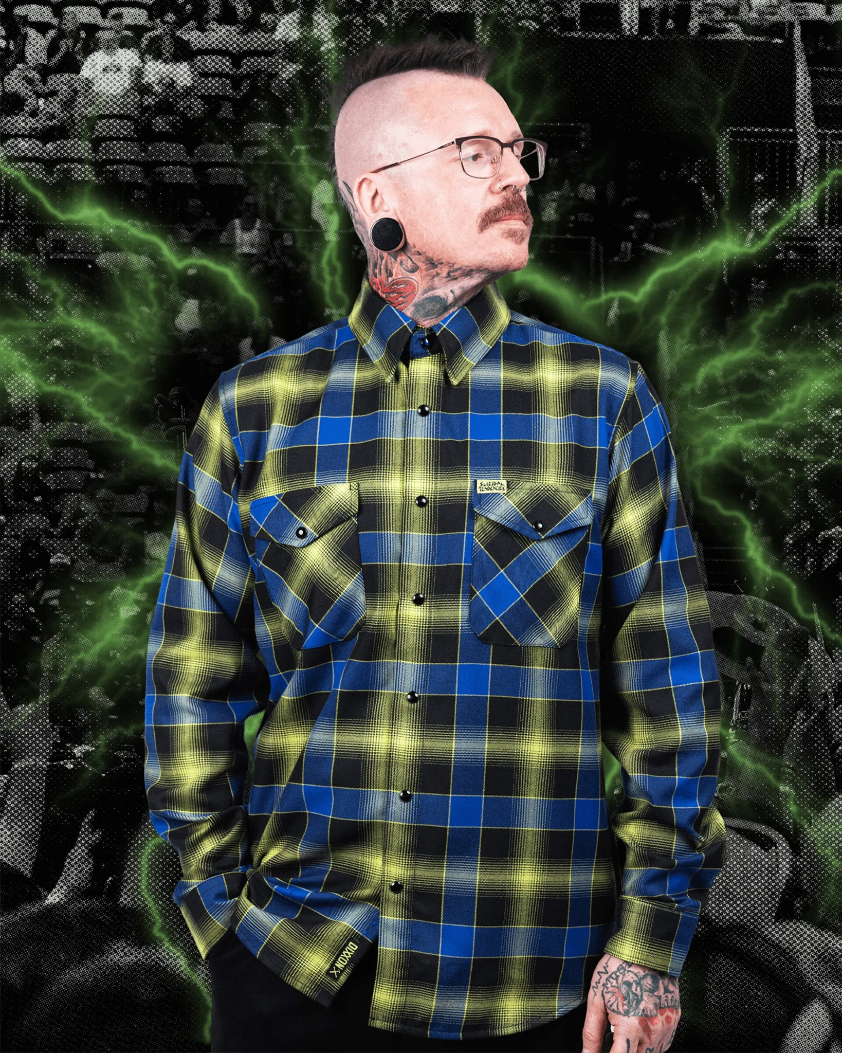 Suicidal Tendencies Adrenaline Addict Flannel - Image 3