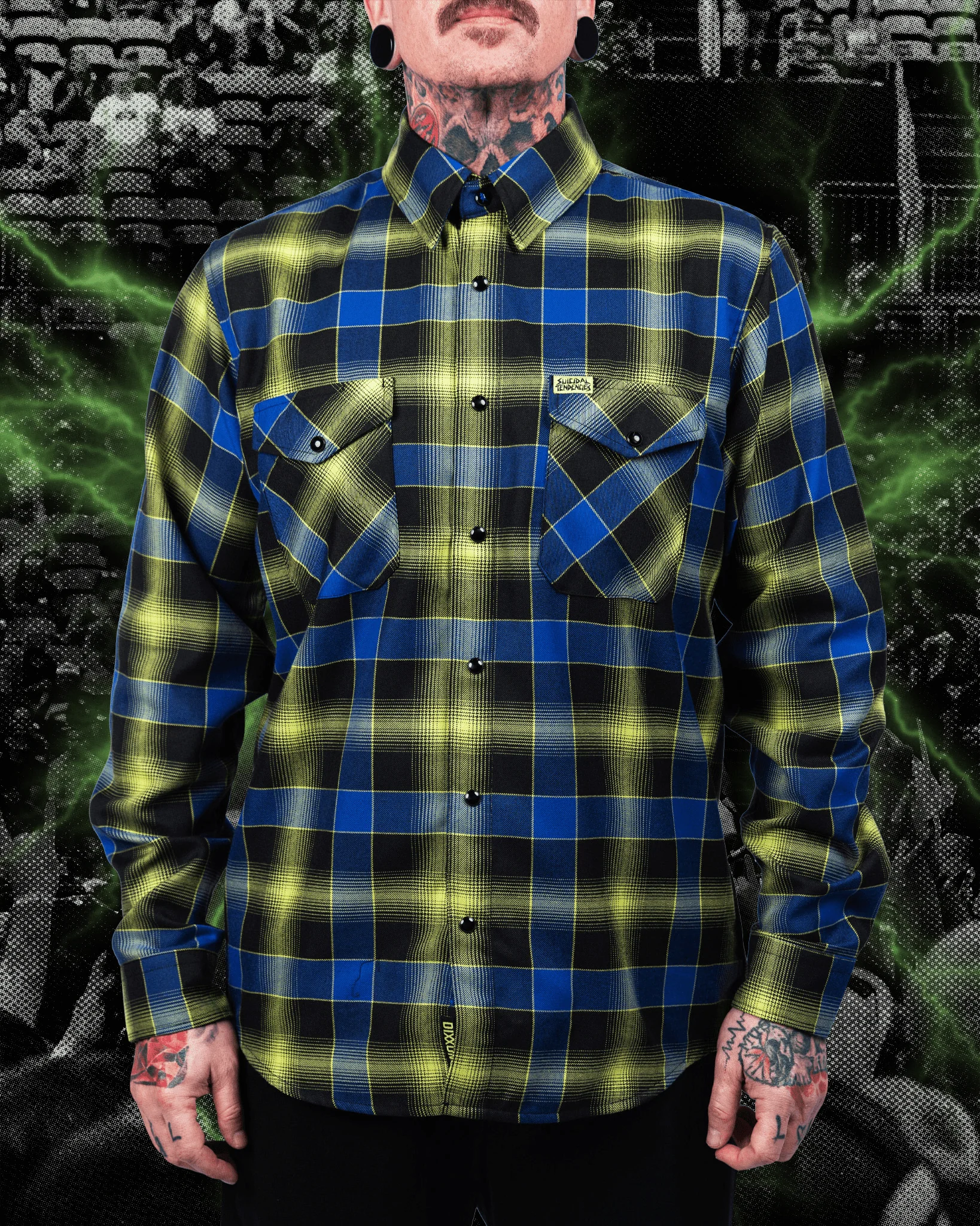 Suicidal Tendencies Adrenaline Addict Flannel - Image 6