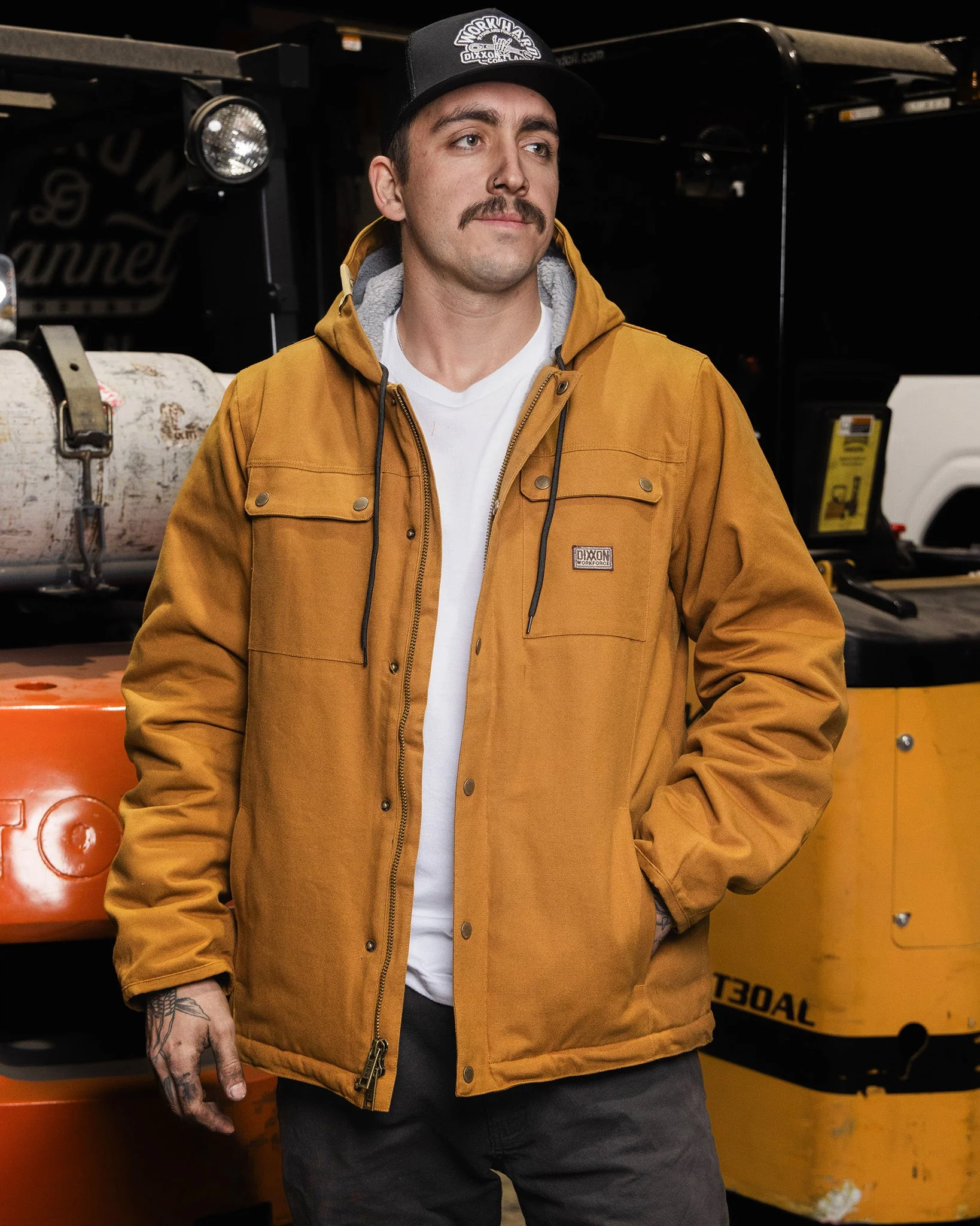 The Colt Sherpa Work Jacket - Camel - Image 11