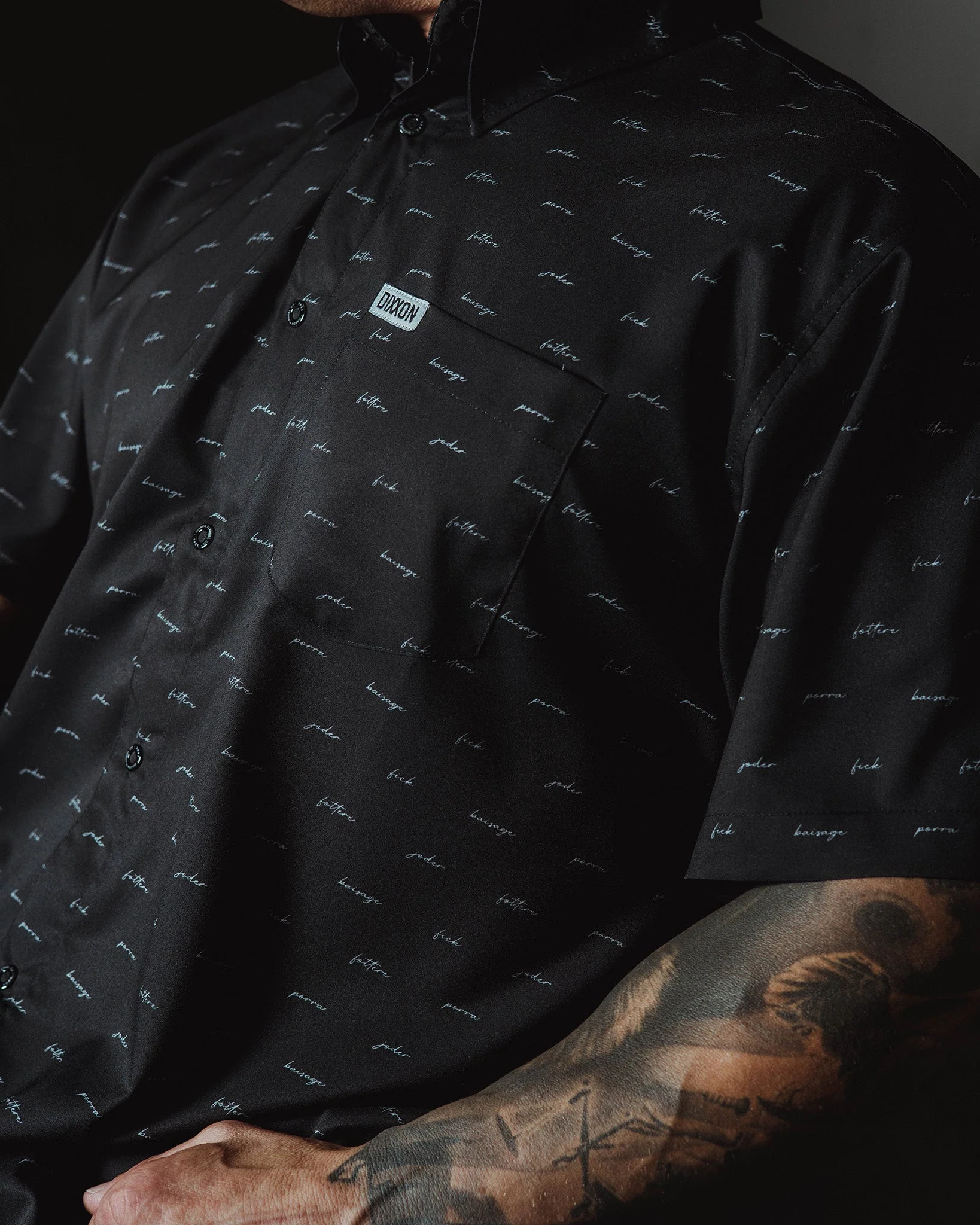 The F Word Party Shirt - Black & Gray - Image 3