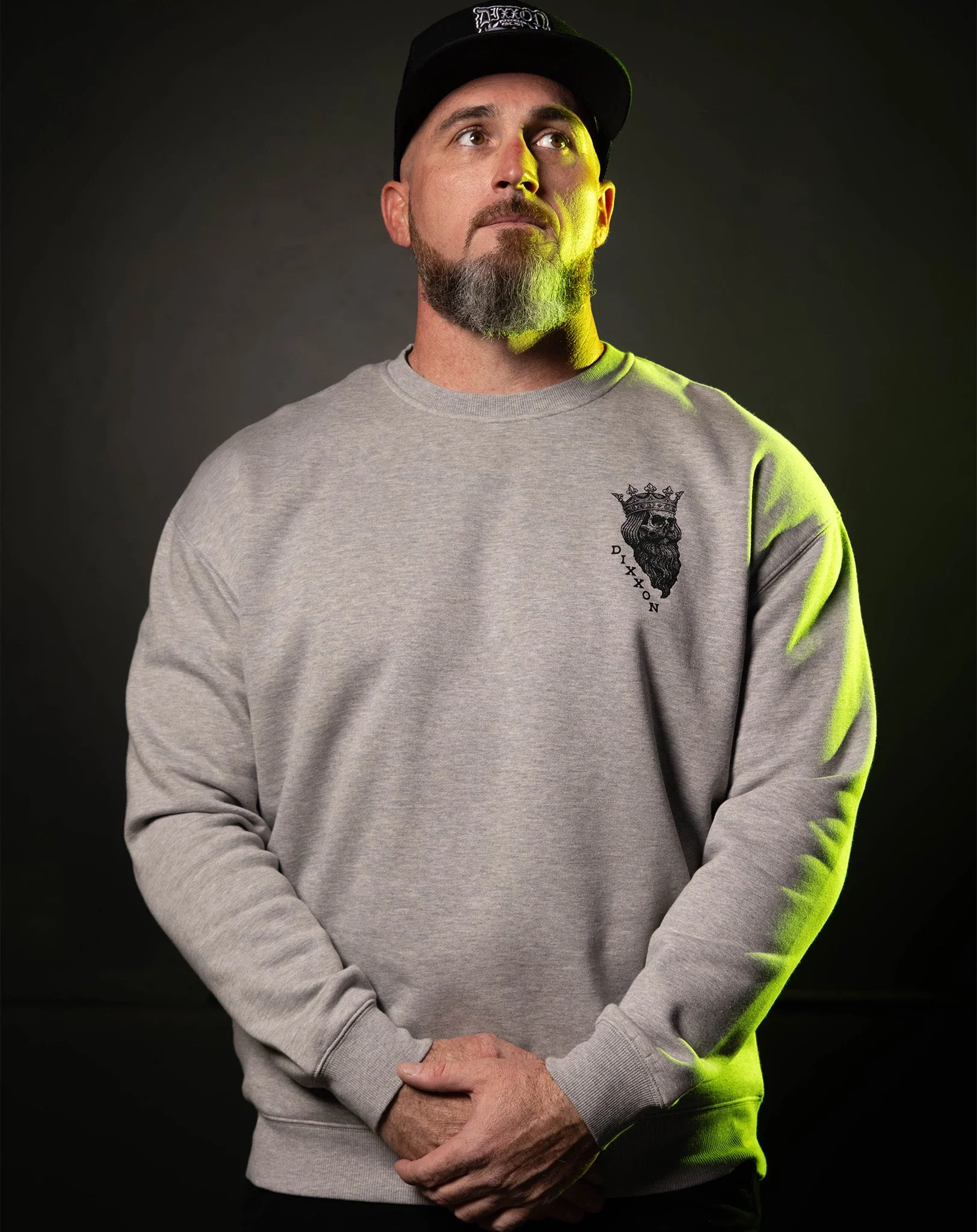 The King Crewneck Sweatshirt - Heather Gray - Image 4