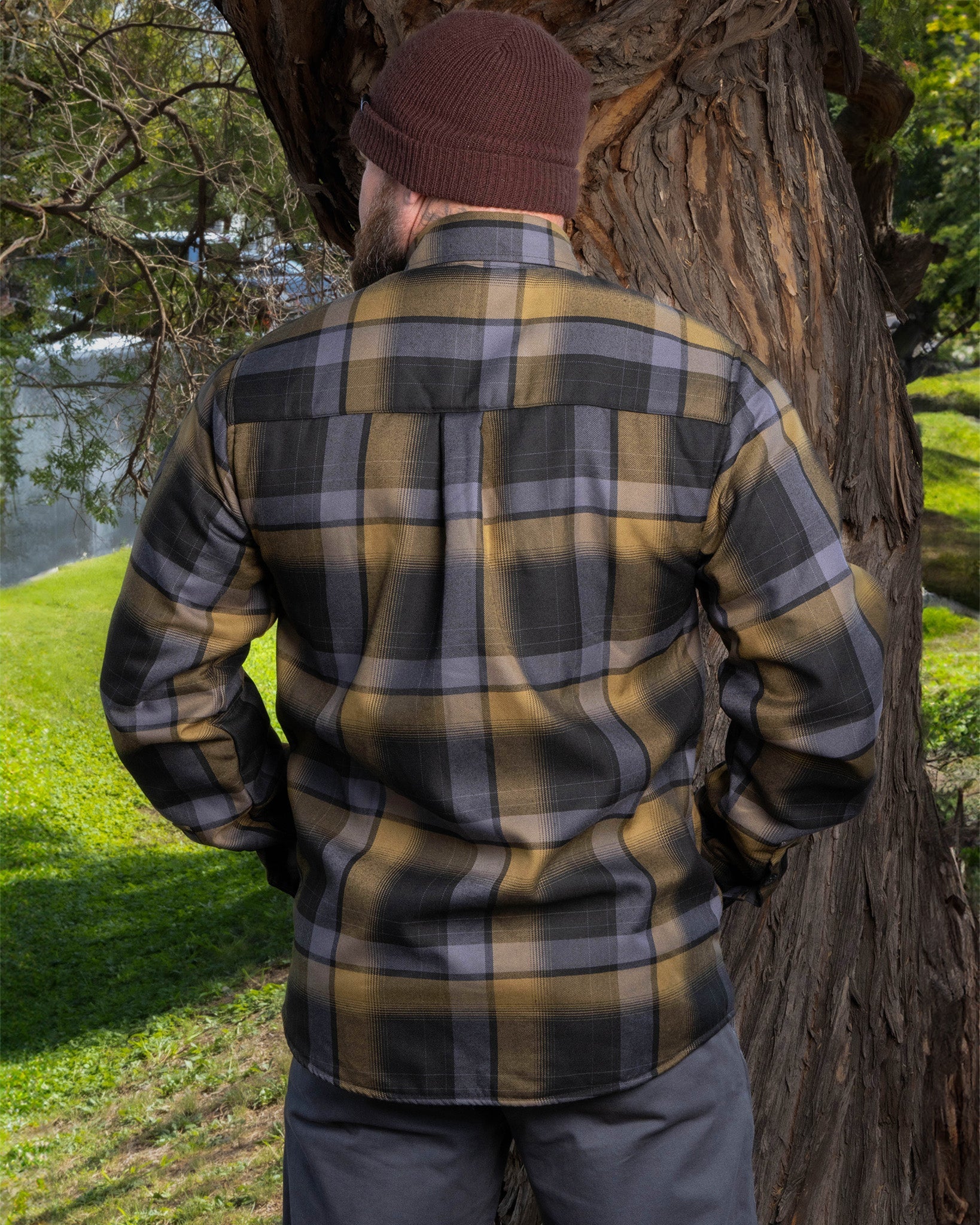 The Knox Sherpa Lined Flannel Jacket - Image 3