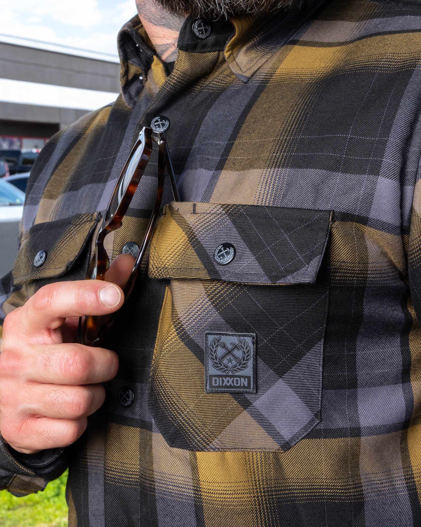 The Knox Sherpa Lined Flannel Jacket - Image 4