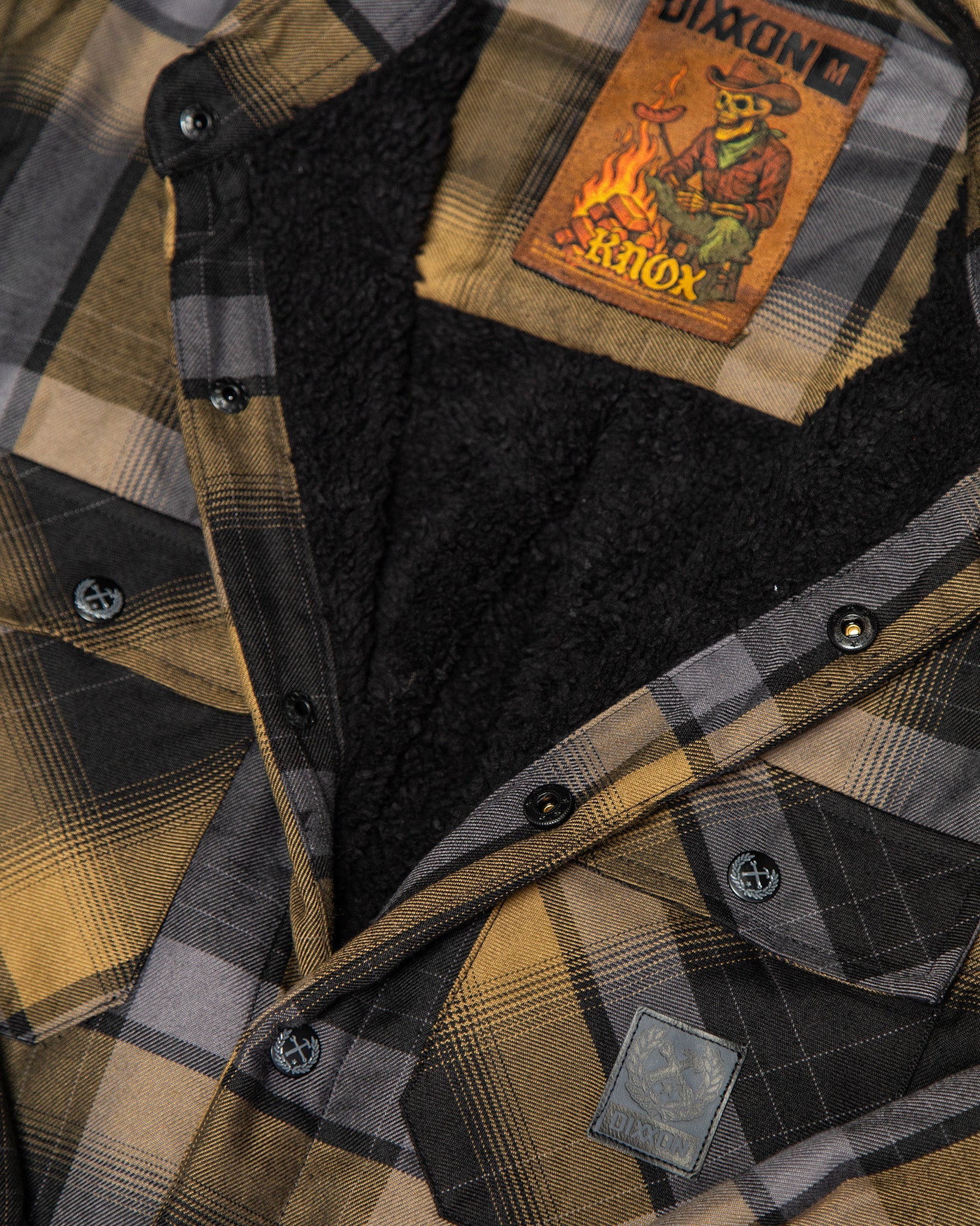 The Knox Sherpa Lined Flannel Jacket - Image 7