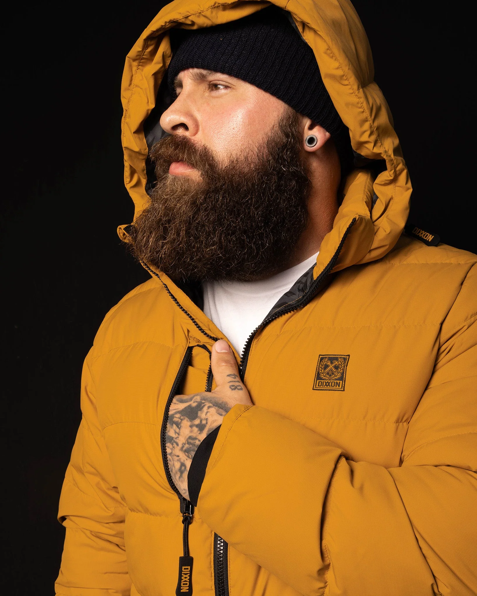 The Ridge Down Jacket - Camel - Image 8