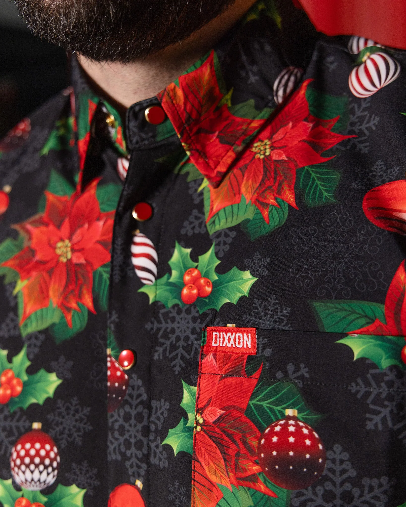 Festive Floral Party Shirt - Image 3