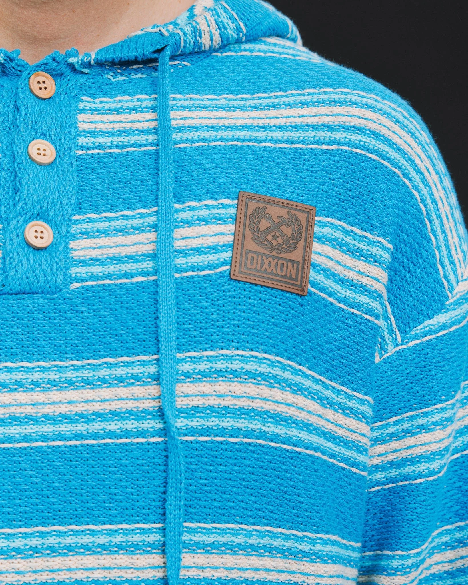 The Smuggler Hoodie - Blue & White - Image 3