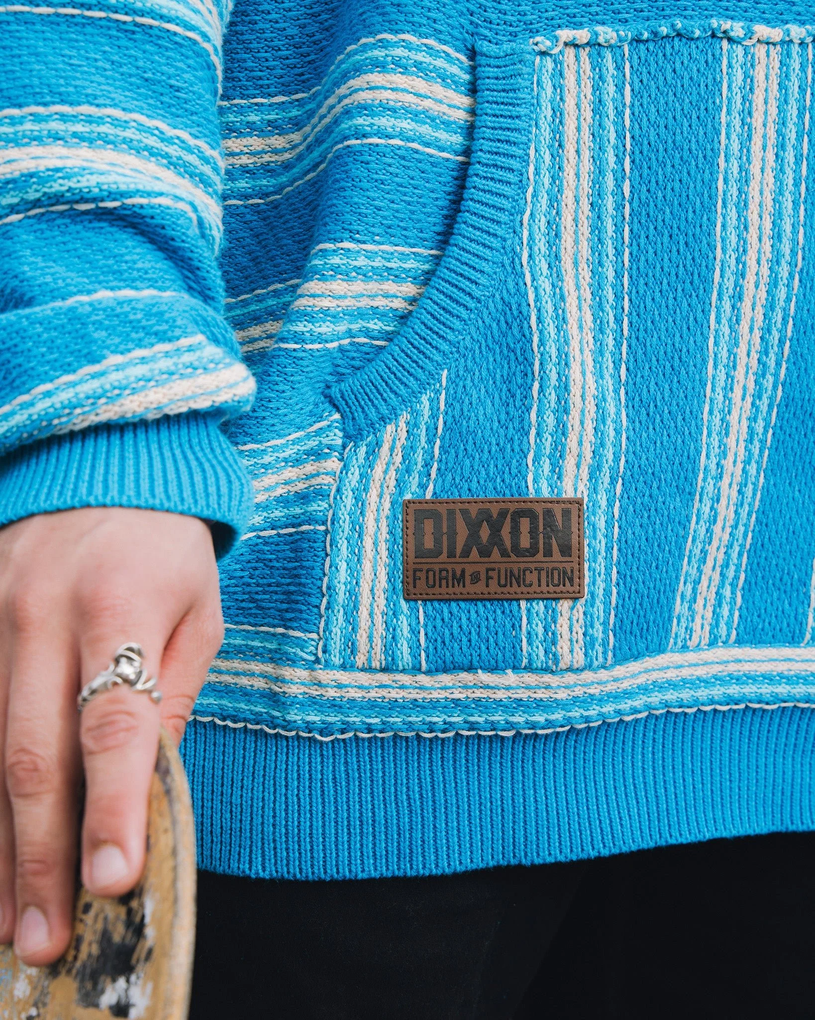 The Smuggler Hoodie - Blue & White - Image 5