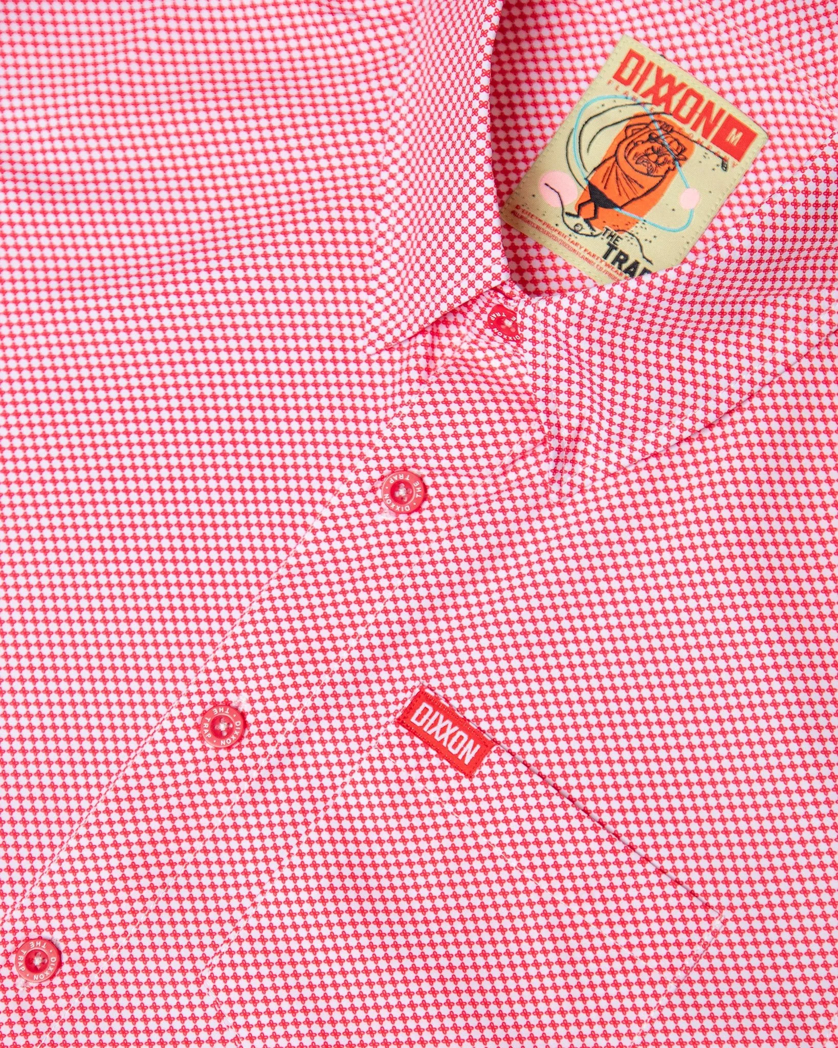 The Trap Party Shirt - Red & White - Image 7