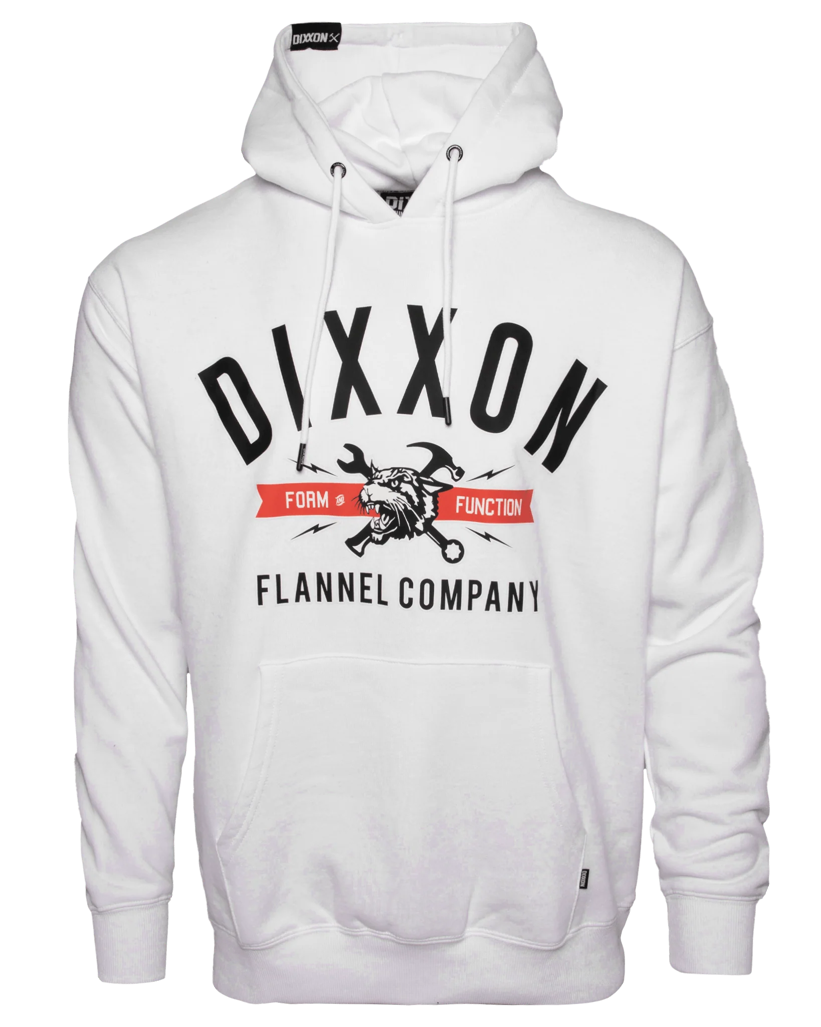 Tiger Pullover Hoodie - White - Image 2