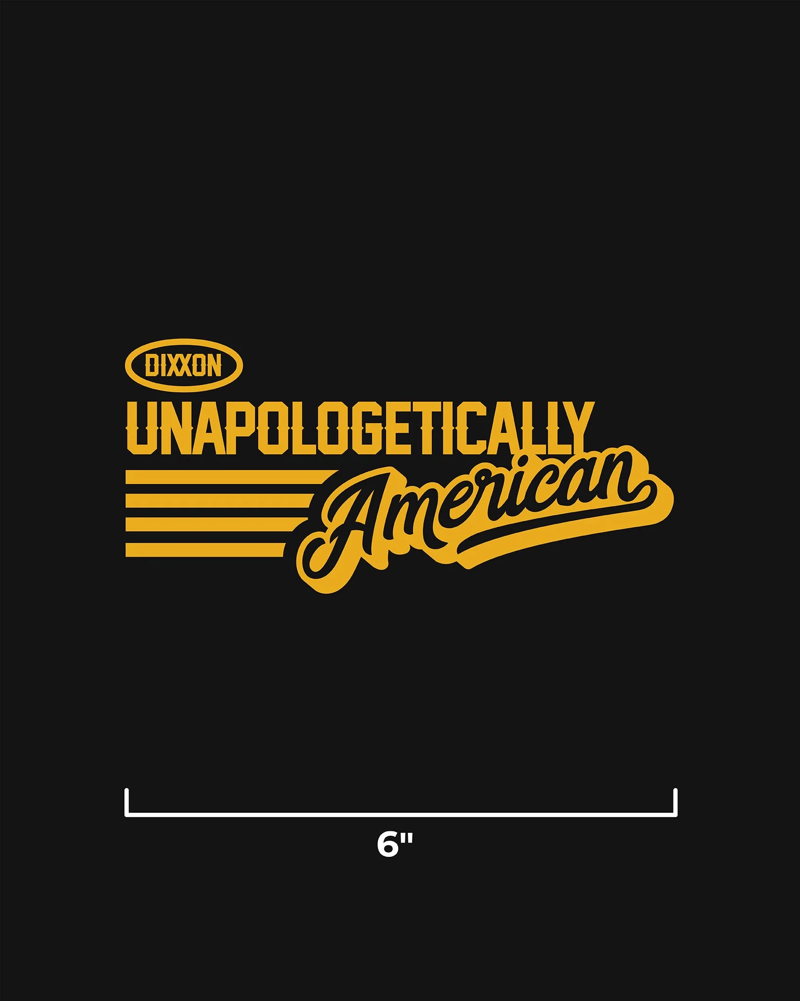 Unapologetically American 6" Die Cut Sticker - Image 7