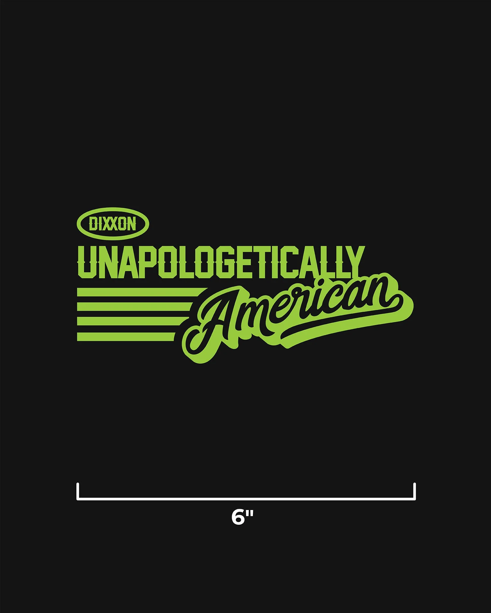 Unapologetically American 6" Die Cut Sticker - Image 9