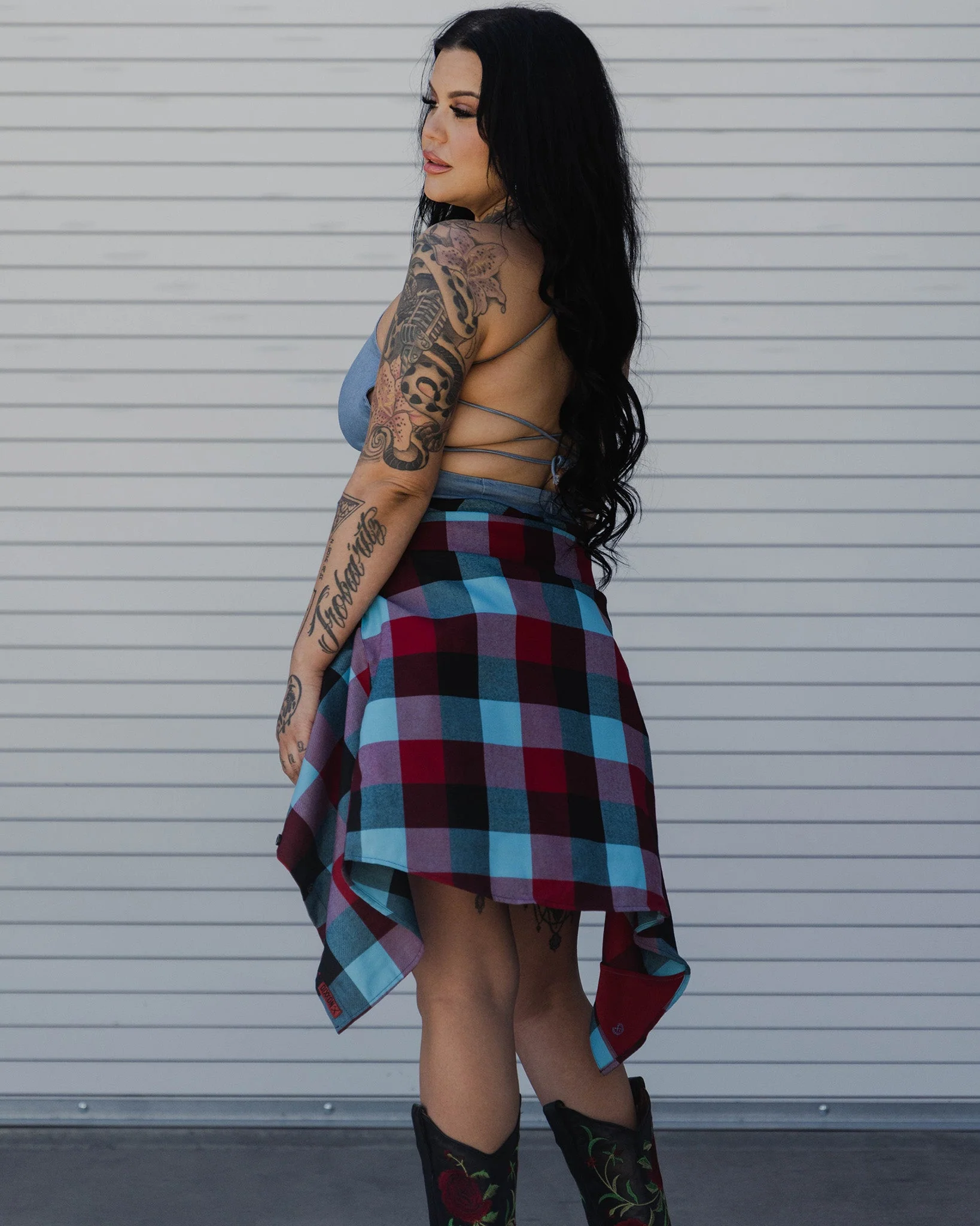 Uptown Dress - Blue Denim - Image 3