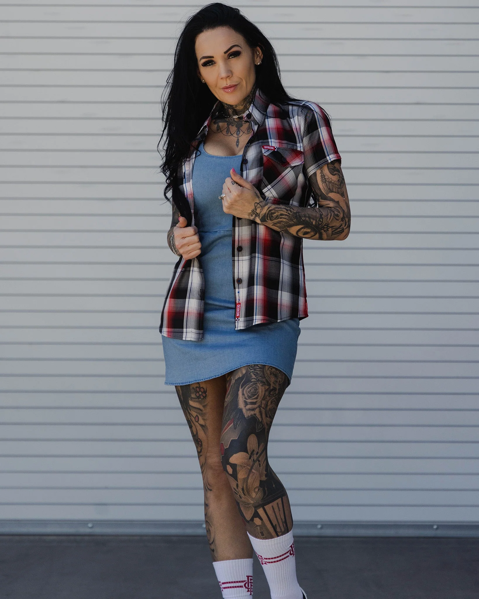 Uptown Dress - Blue Denim - Image 4