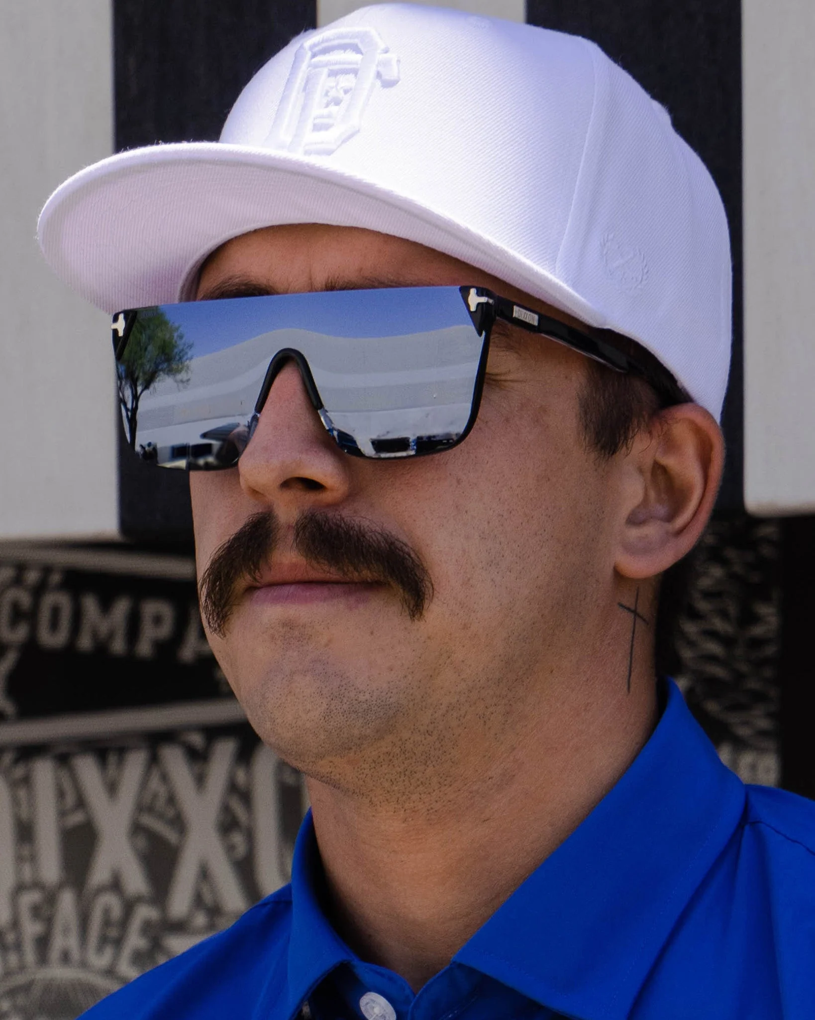 Vega Sunglasses - Black & Chrome - Image 2
