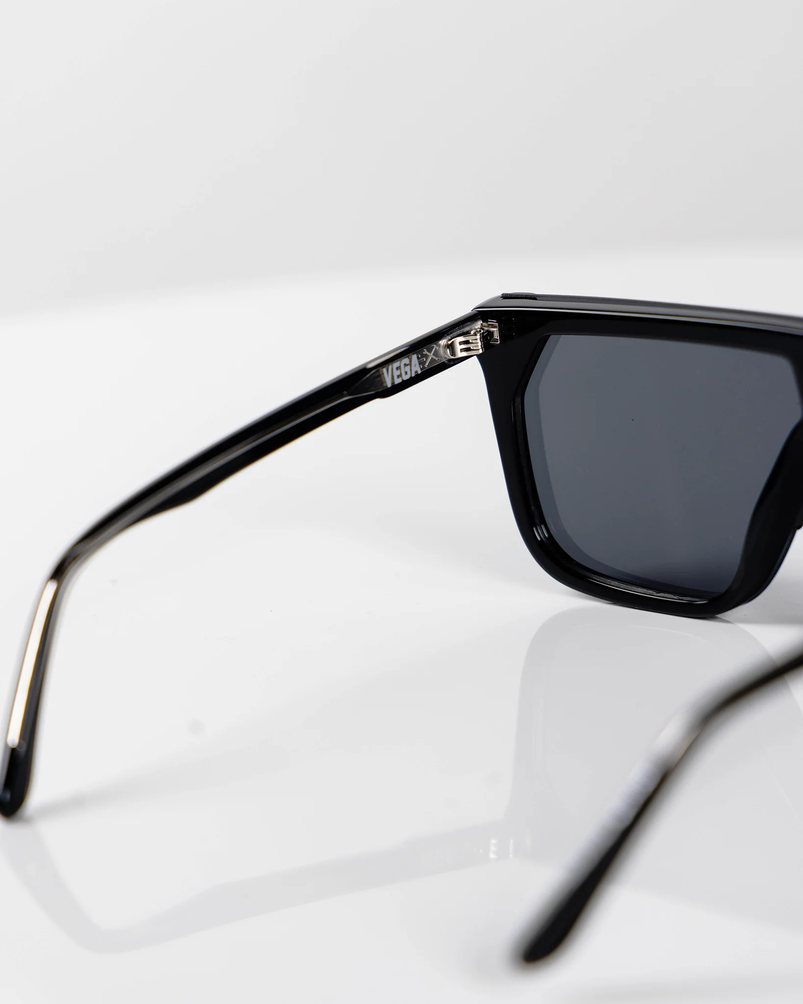 Vega Sunglasses - Black & Chrome - Image 5