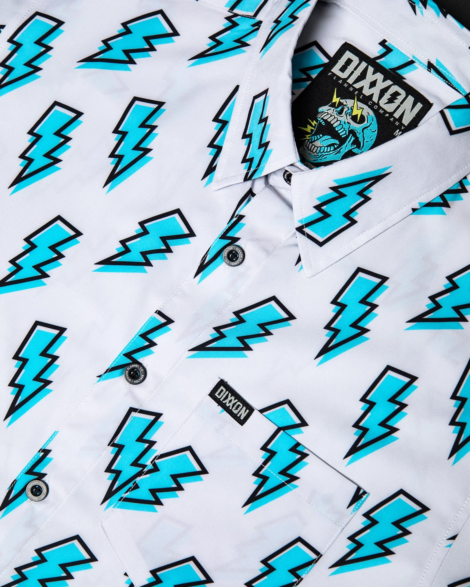 Voltage Party Shirt - Gray & Blue - Image 4