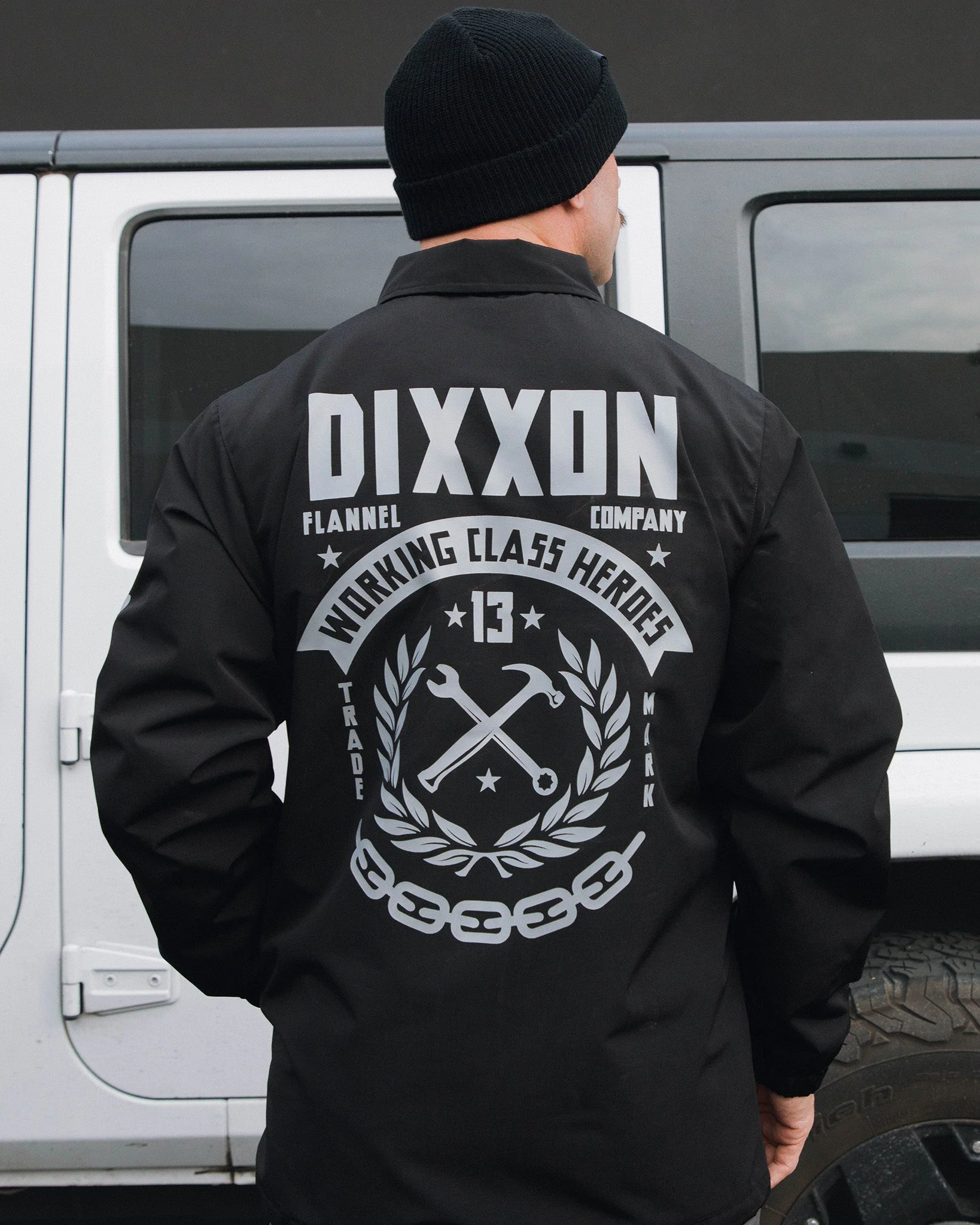 Weld Coaches Jacket - Black - Image 4