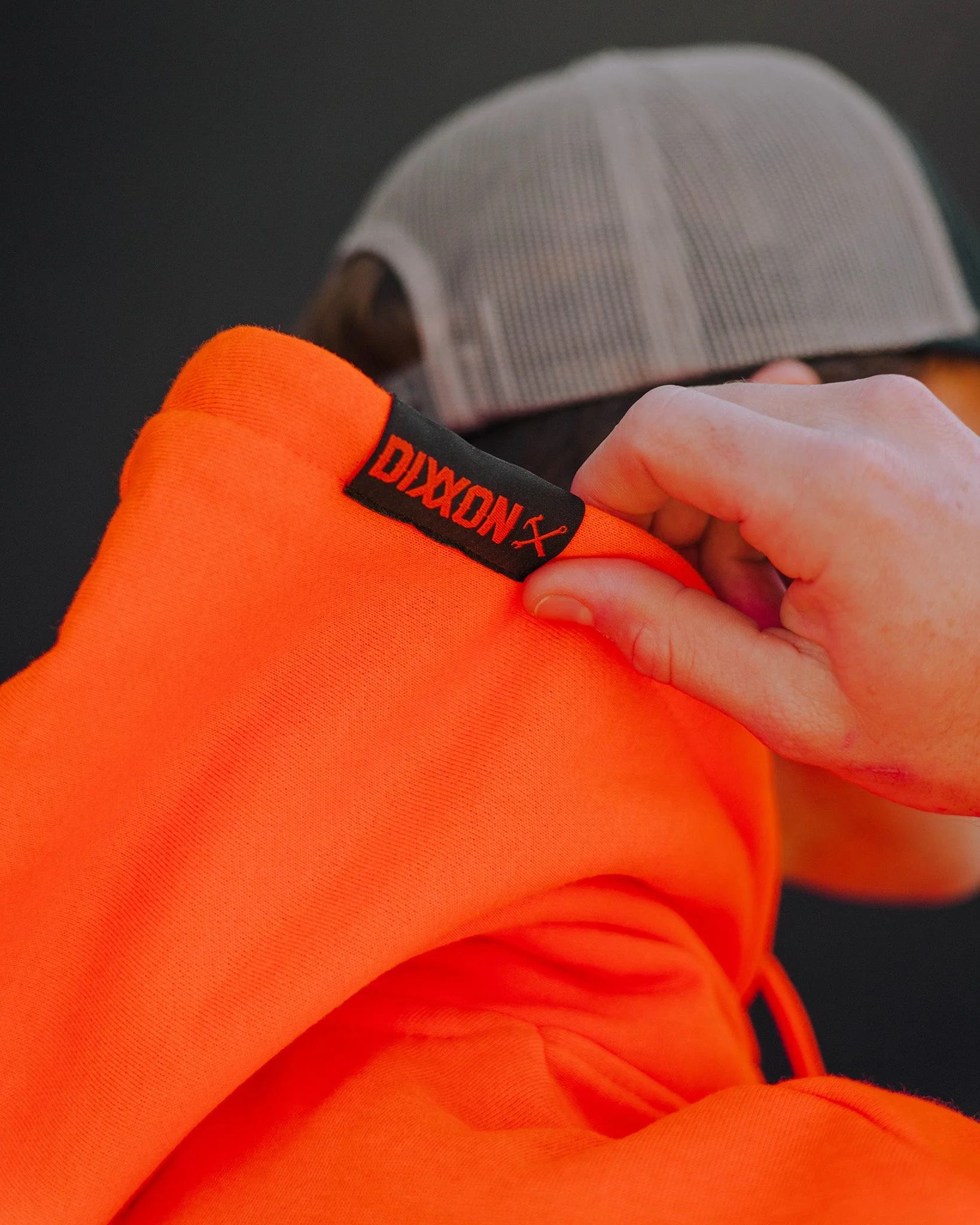 Black Box Crest Pullover Hoodie - Safety Orange - Image 4