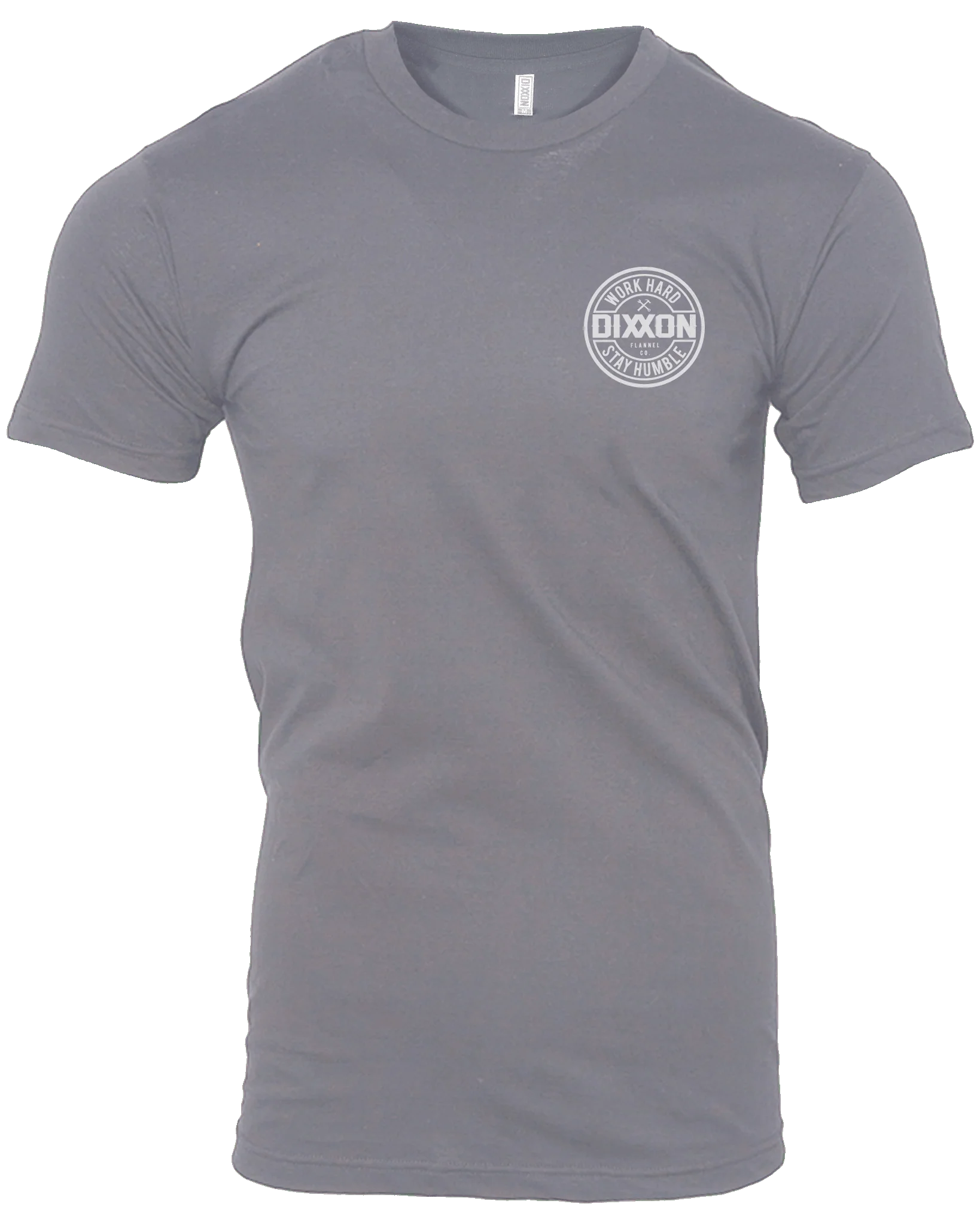 White Corpo T-Shirt - Charcoal - Image 3
