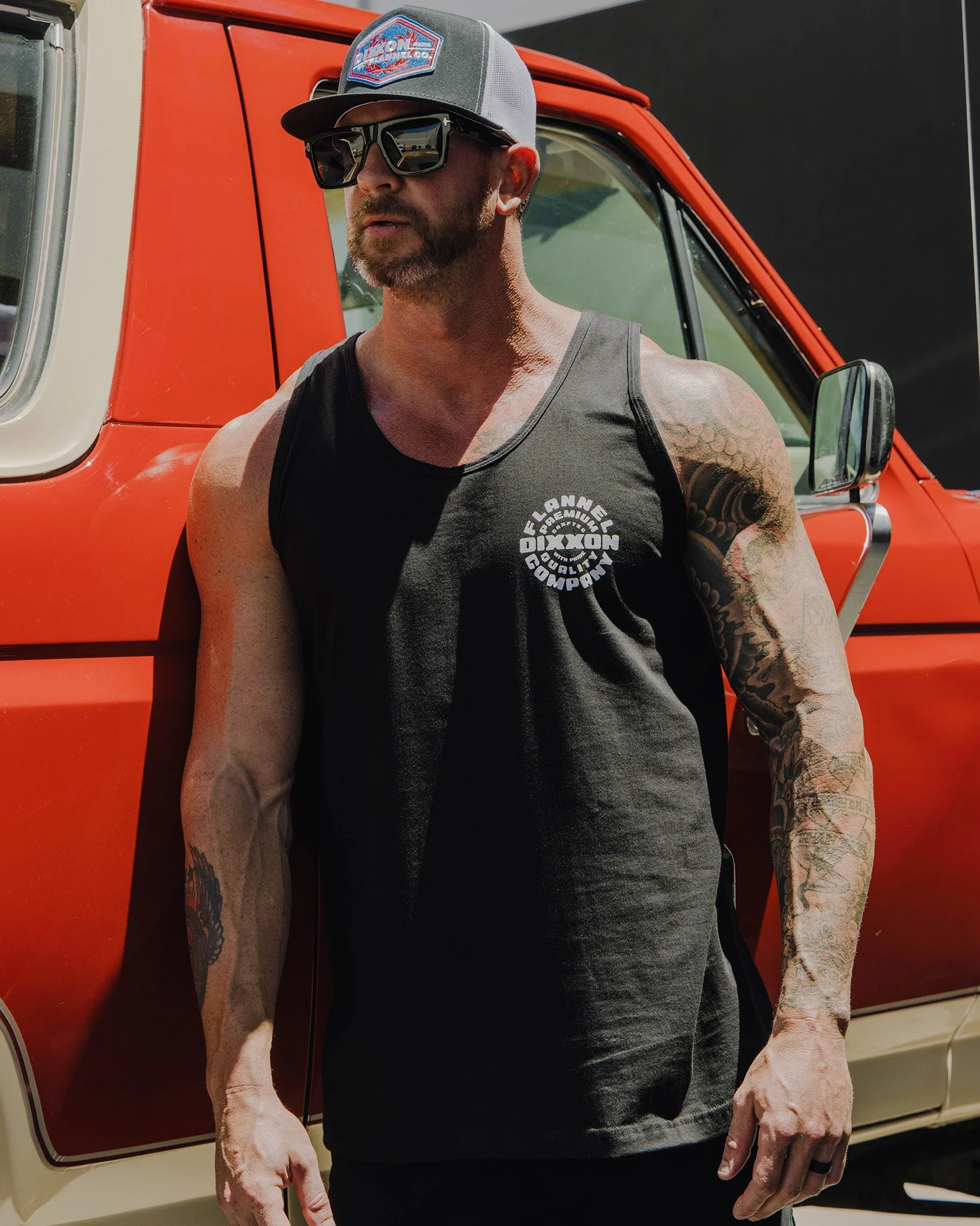 White Crafted With Pride Tank - Black - Image 2