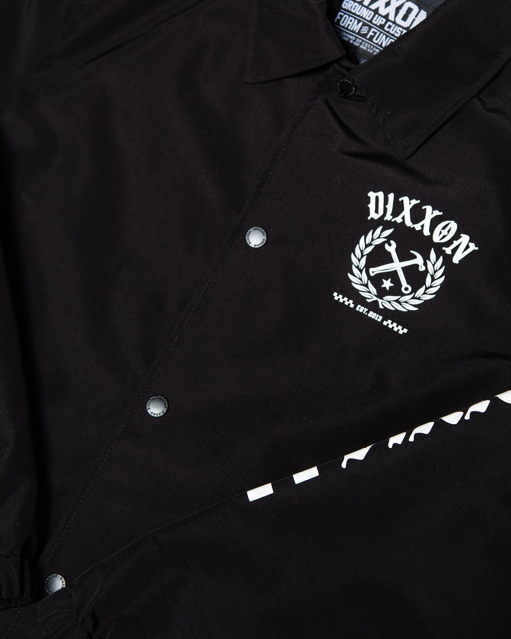 White Cruz Coaches Jacket - Black - Image 7