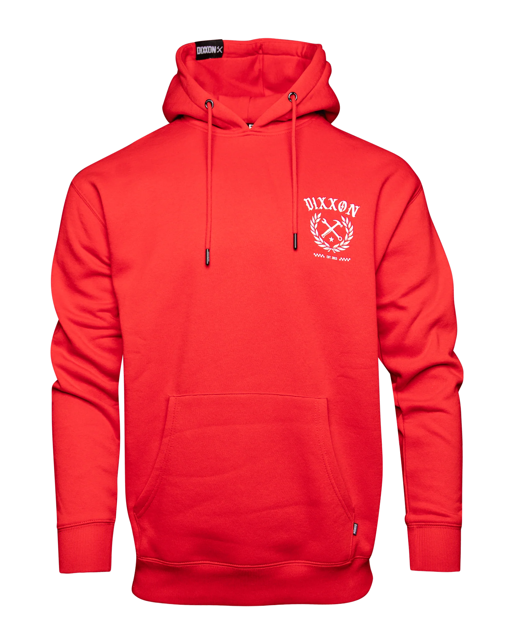 White Cruz Pullover Hoodie - Red - Image 3