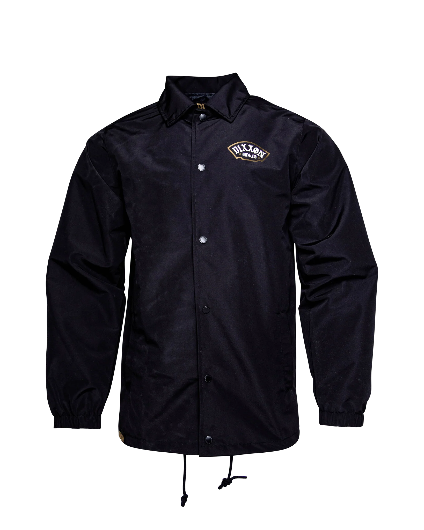 White & Gold Salty Patch Coaches Jacket - Black - Image 3
