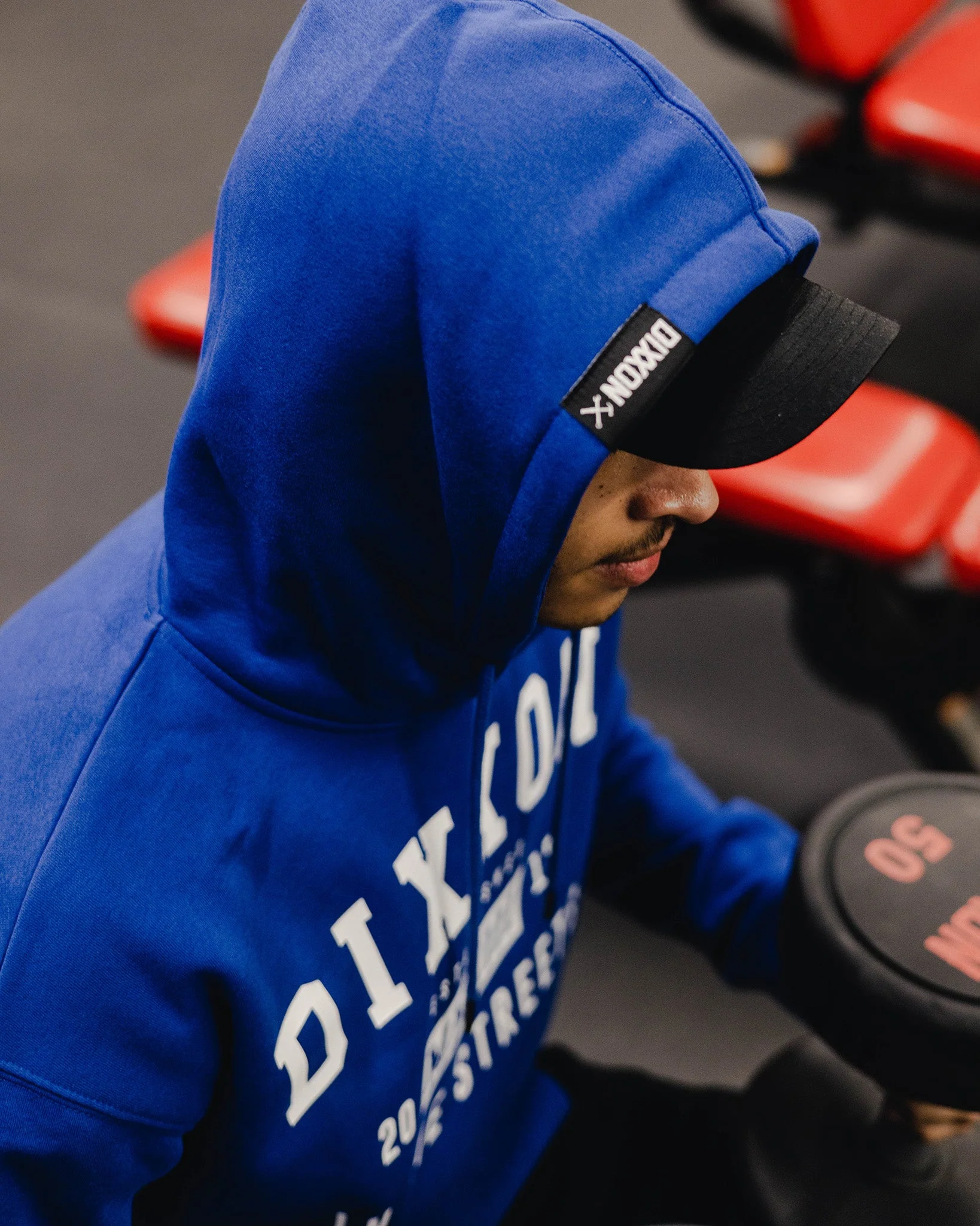 White In The Streets Pullover Hoodie - Blue - Image 5