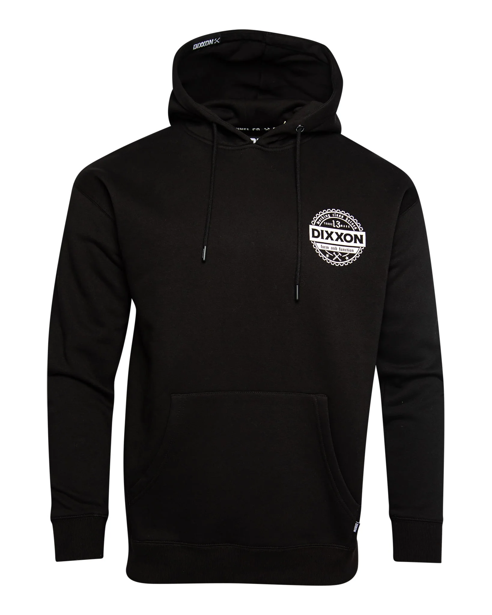 White Working Class Gear Pullover Hoodie - Black - Image 3