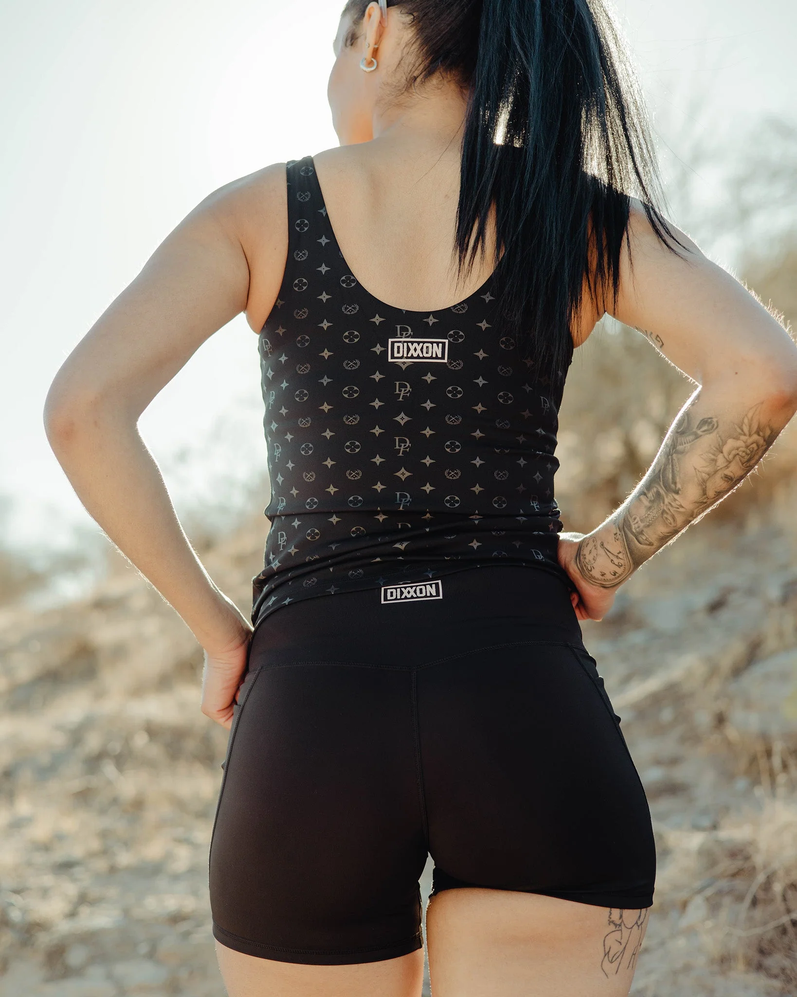 Women's 4" Biker Shorts - Black - Image 2