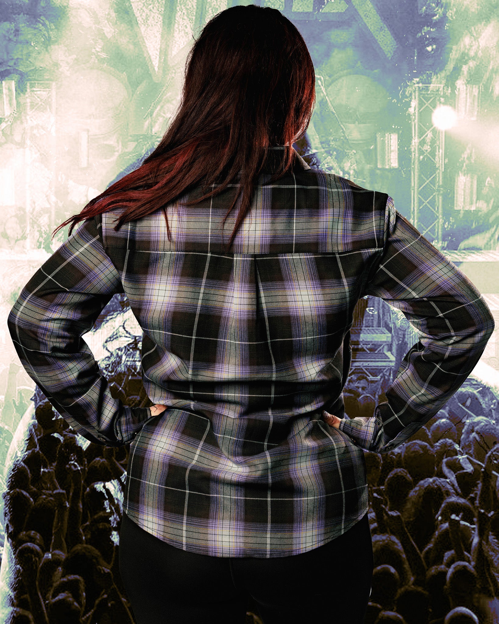 Women's Anthrax Spreading the Disease Flannel - Image 3