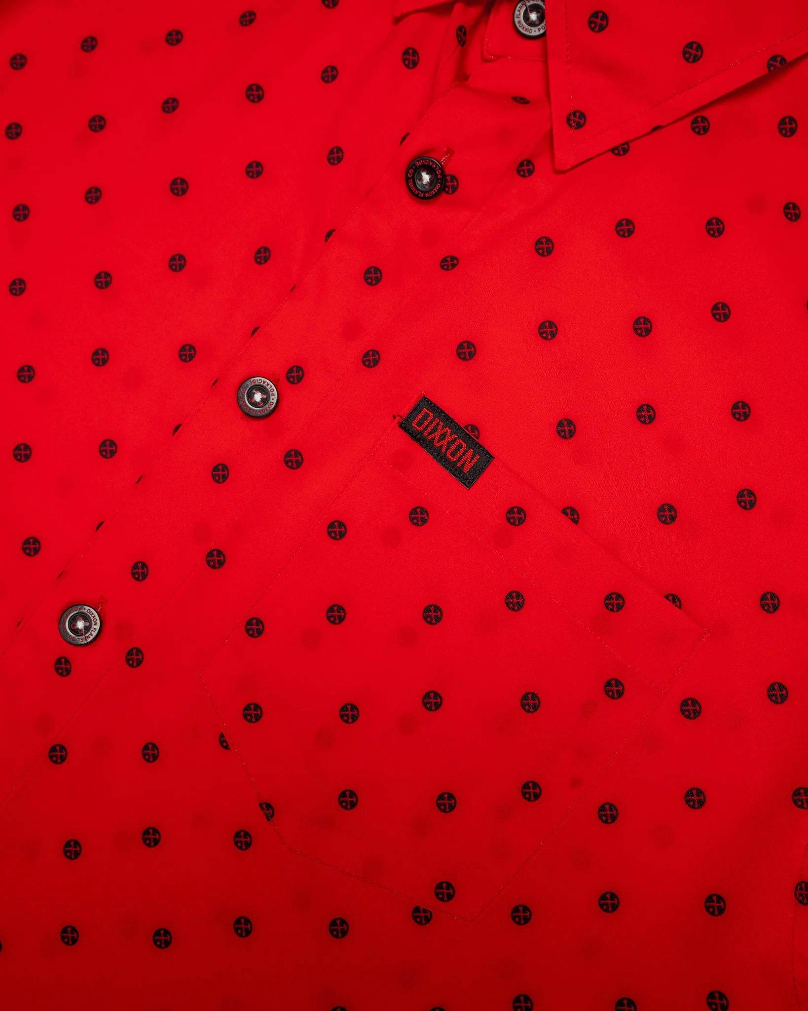 Women's Black Polkacide Party Shirt - Red - Image 5