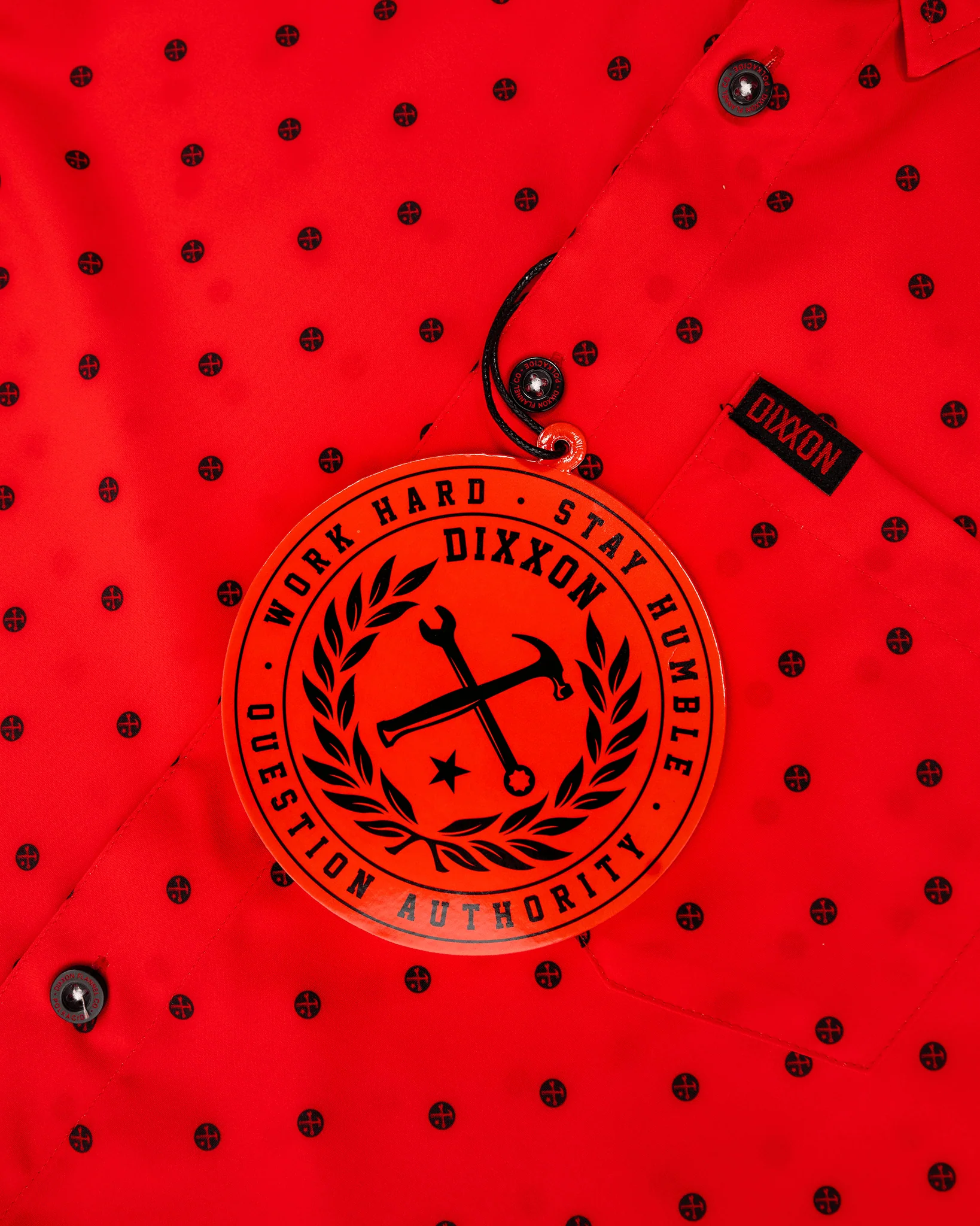 Women's Black Polkacide Party Shirt - Red - Image 6