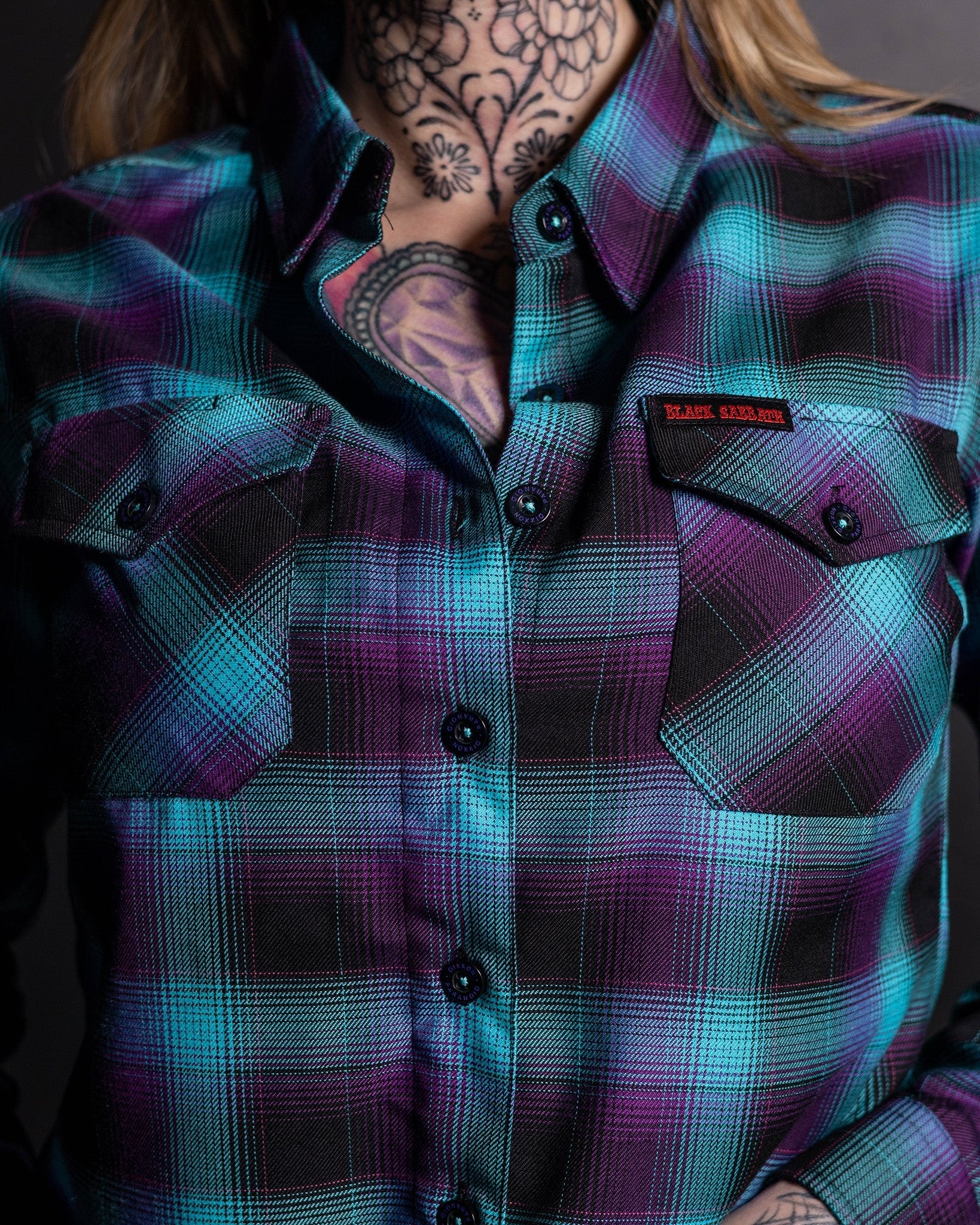 Women's Black Sabbath Paranoid Flannel - Image 4