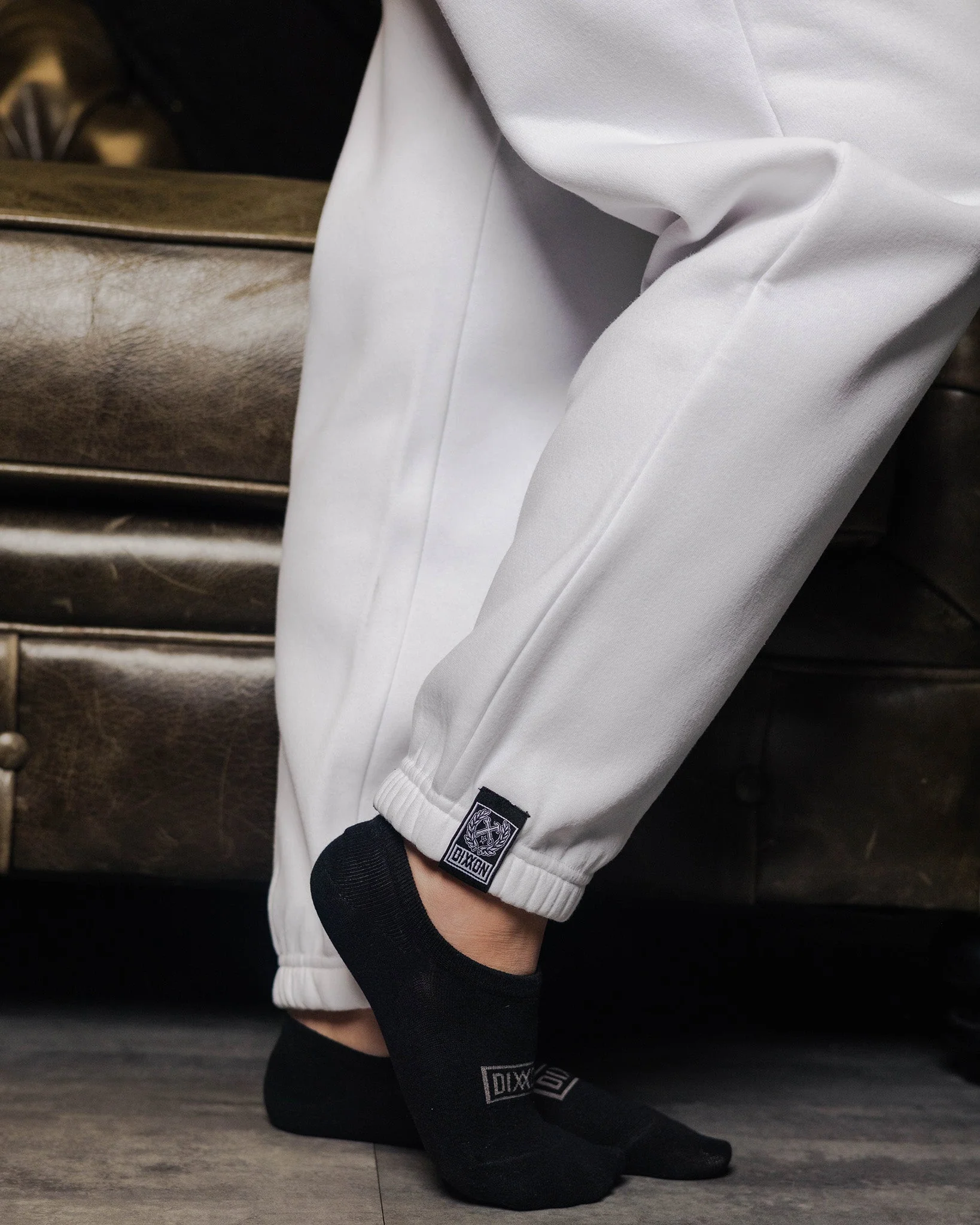 Women's Black Stardust Sweatpants - White - Image 3