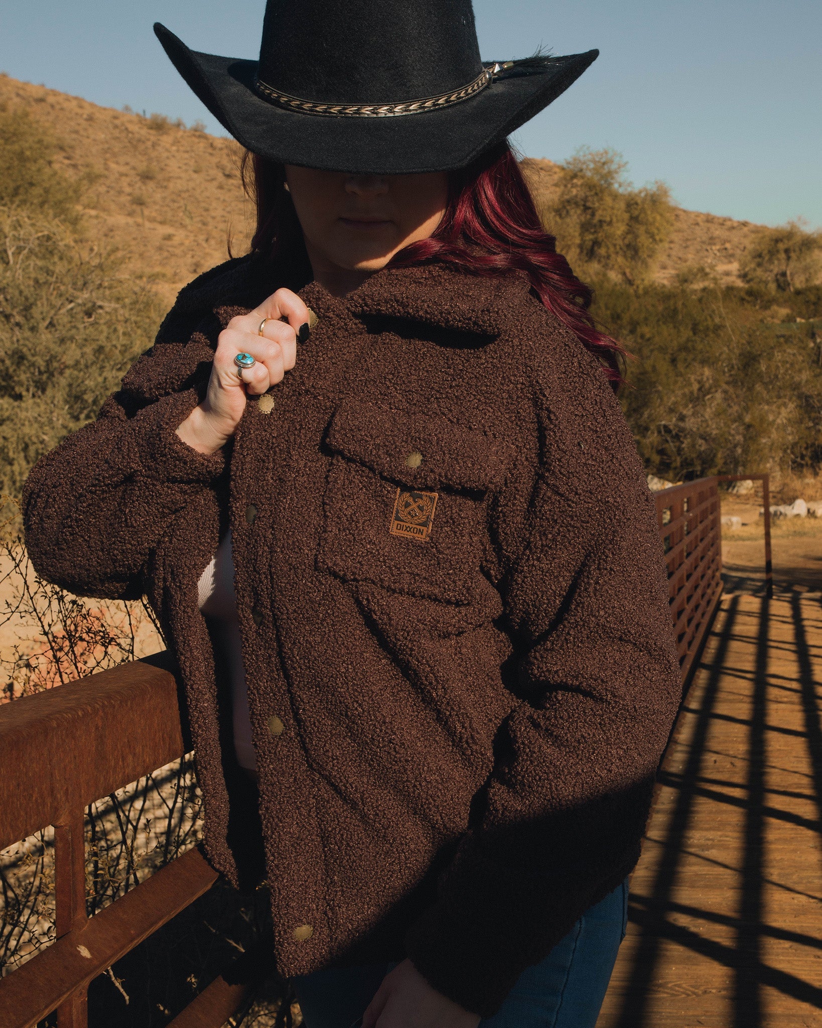 Women's Cheyenne Sherpa Jacket - Brown - Image 3