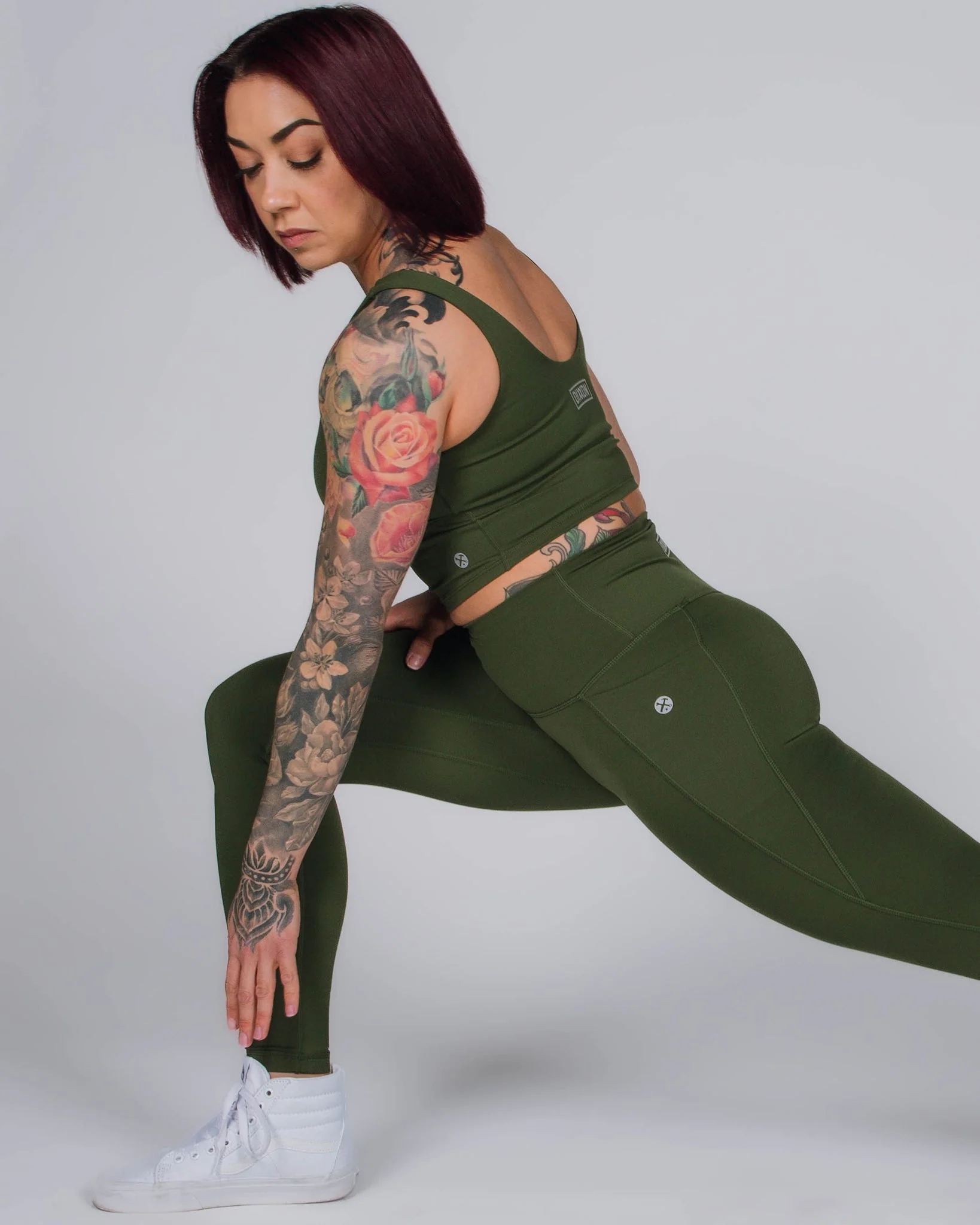 Women's Classic Crop Top - O.D. Green - Image 3