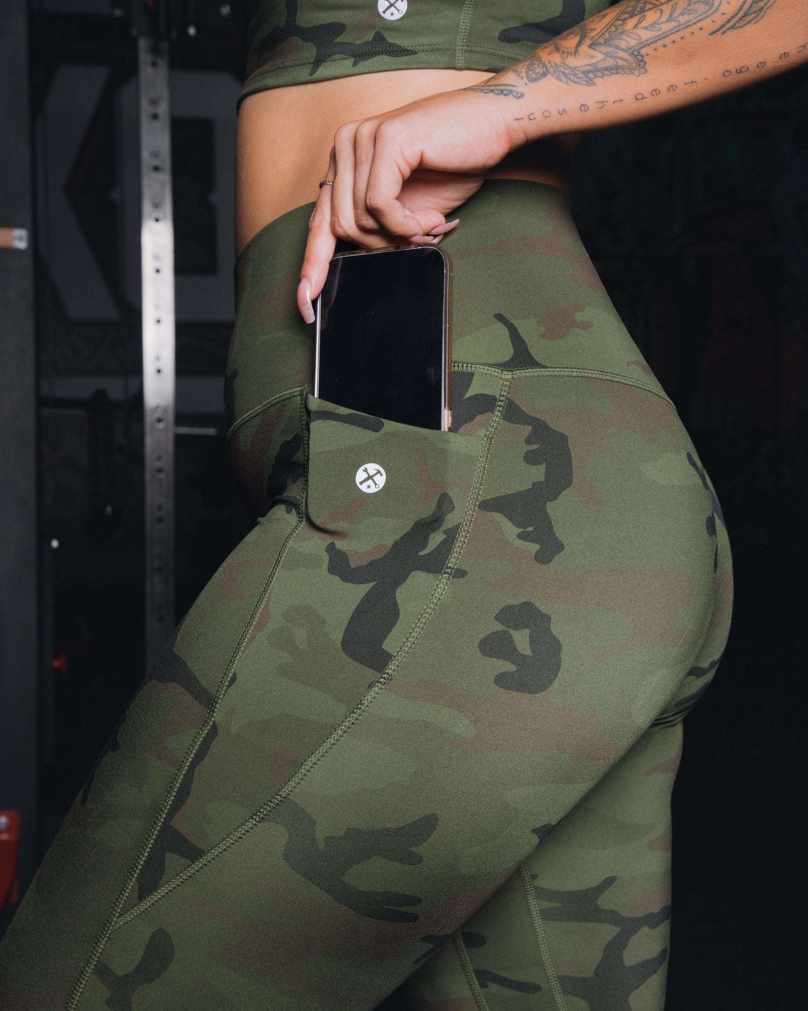Women's Classic Leggings - Camo - Image 3