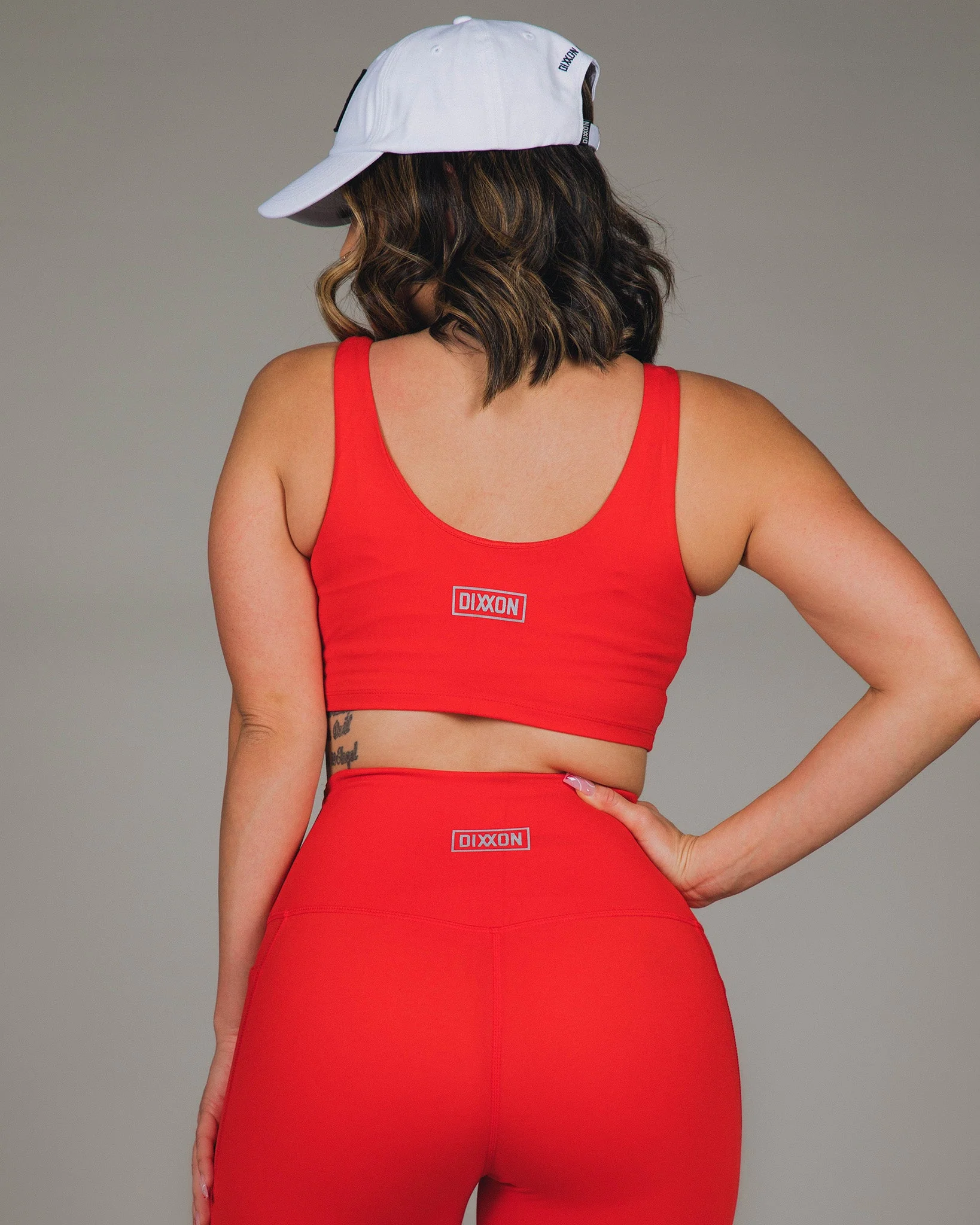 Women's Classic Leggings - Red - Image 2
