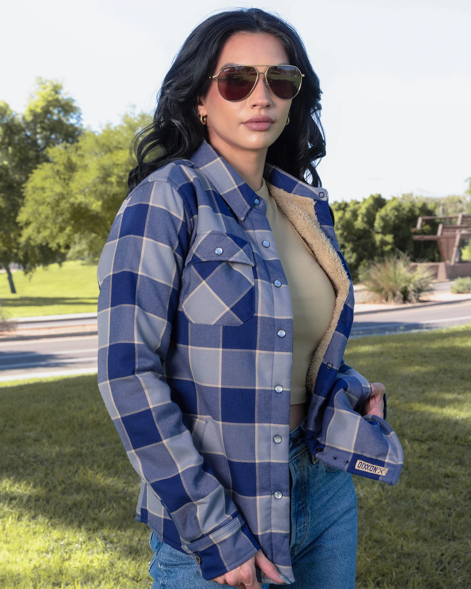 Women's Coronado Sherpa Lined Flannel Jacket - Image 4