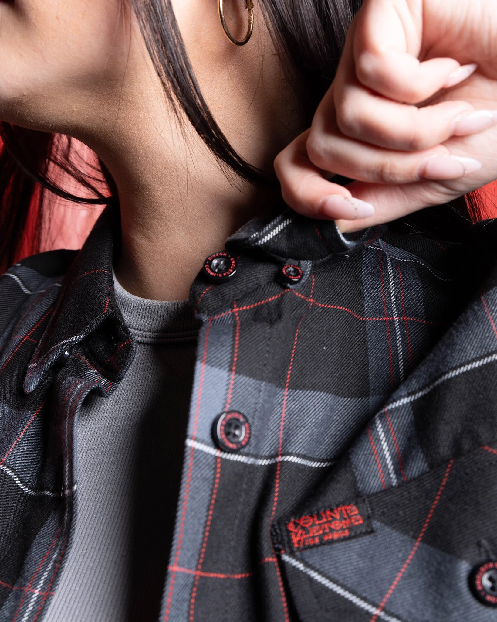 Women's Counts Kustoms Flannel - Image 4