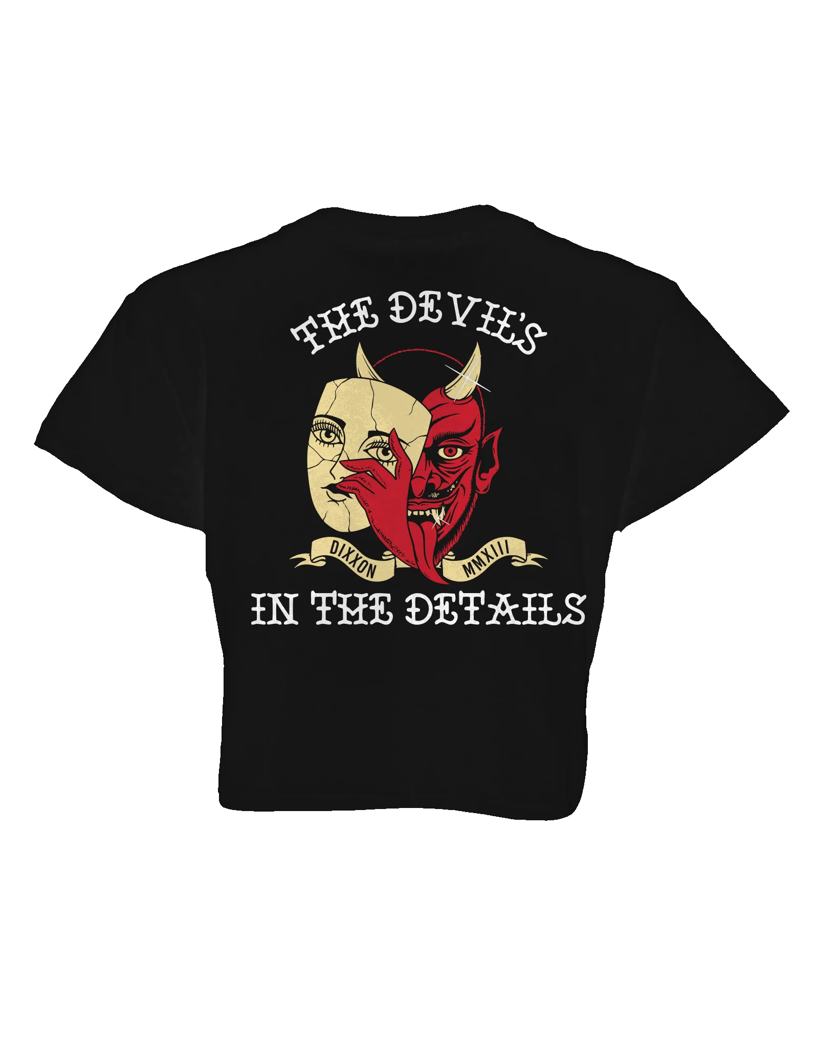 Women's Devil Is In The Details Crop Top - Black - Image 2