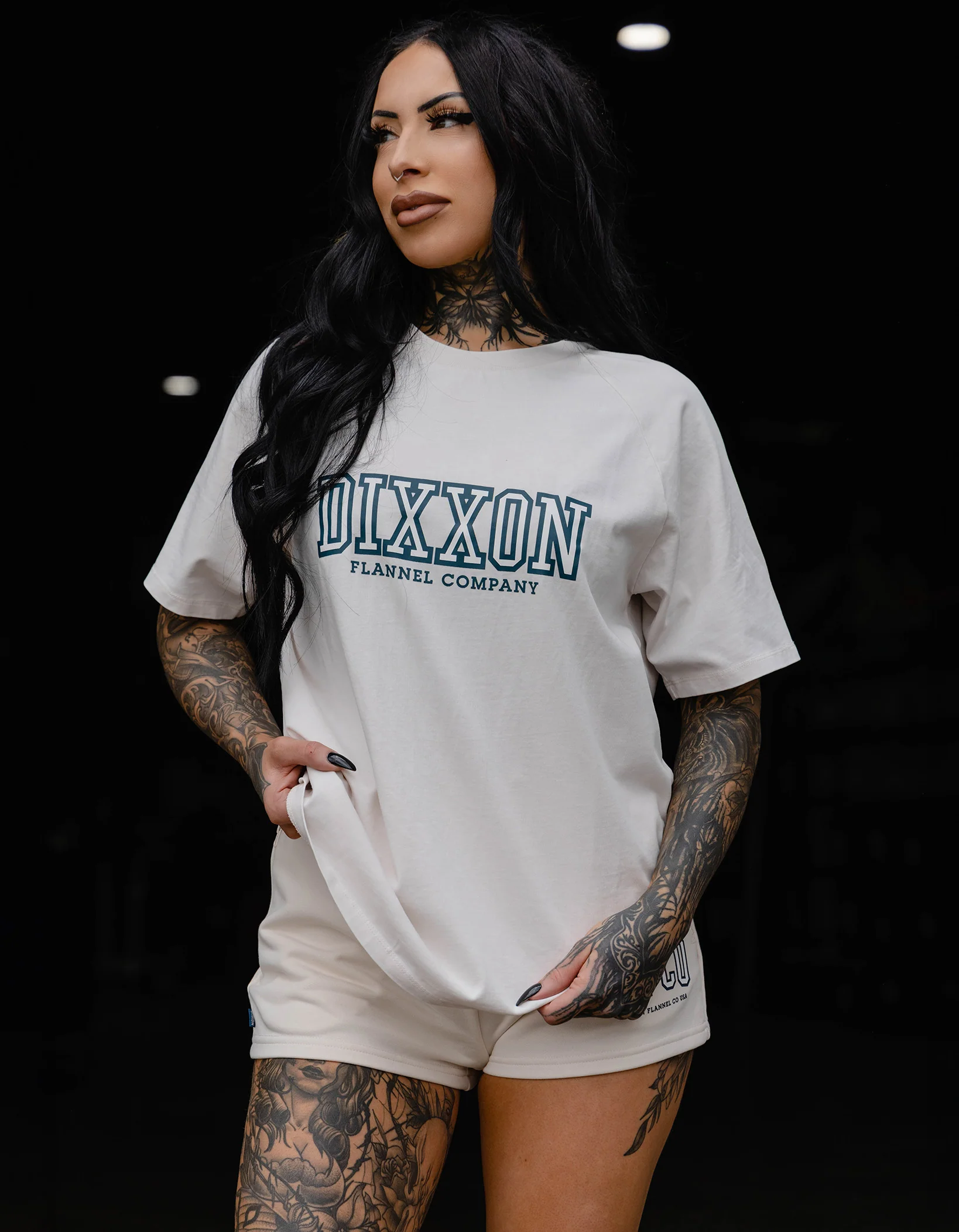Women's DFCO Acid Wash T-Shirt - Bone - Image 2