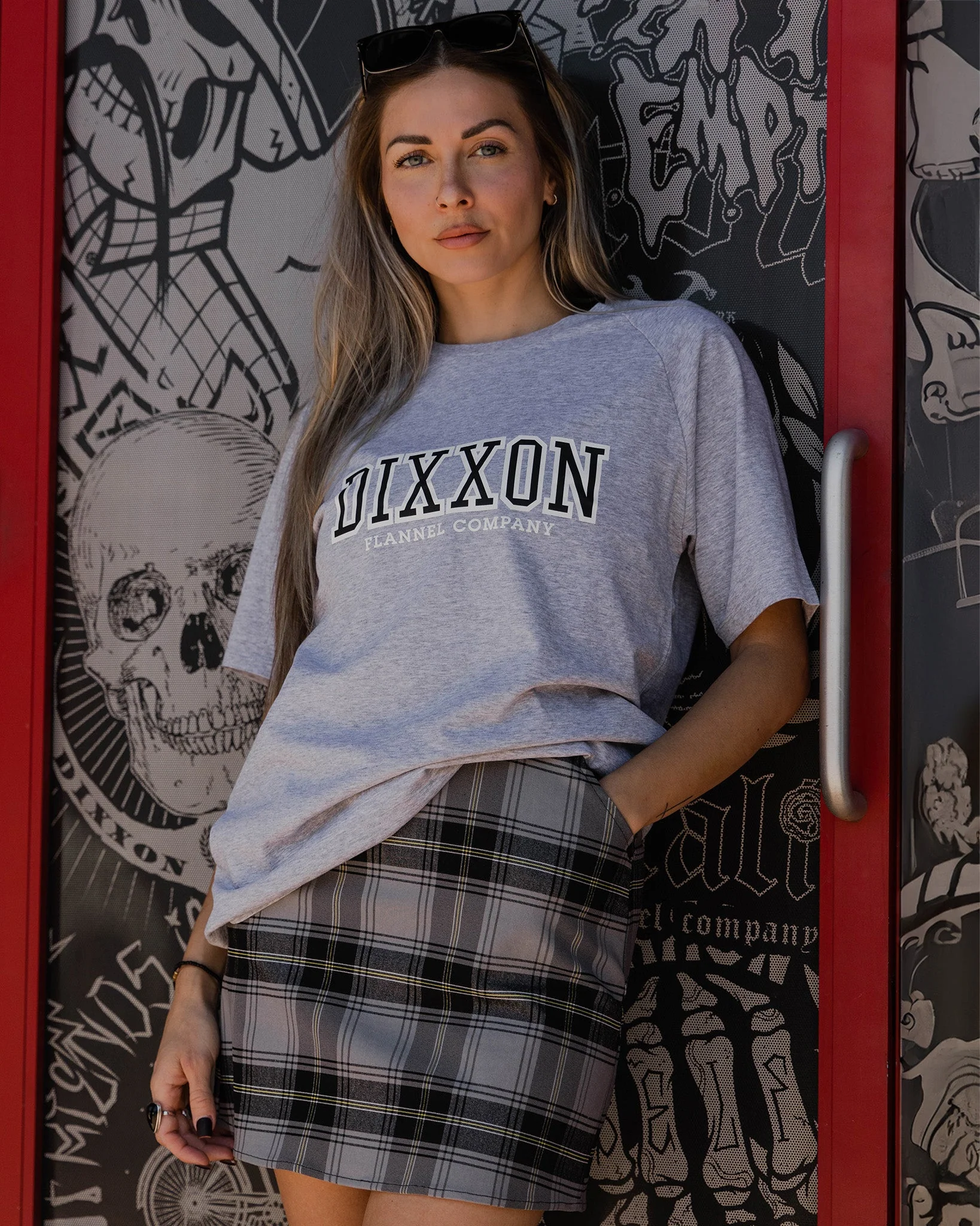 Women's DFCO Acid Wash T-Shirt - Gray - Image 3