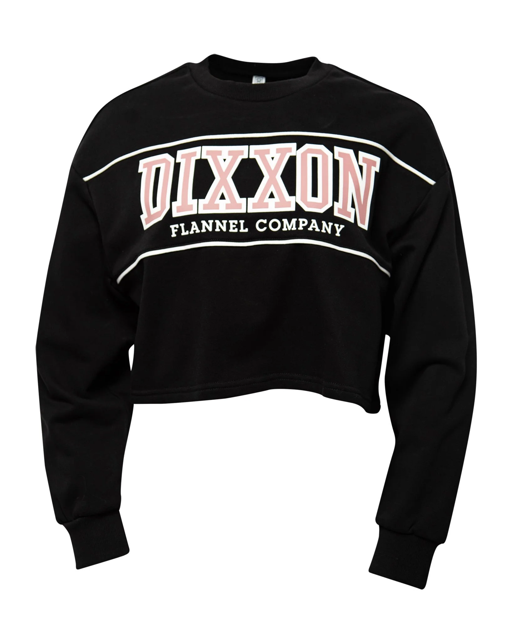 Women's DFCO Cropped Crewneck Sweatshirt - Black - Image 2