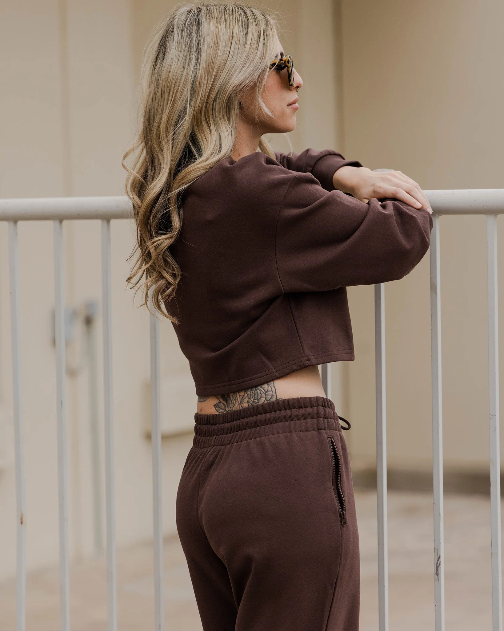 Women's DFCO Sweatpants - Brown - Image 3