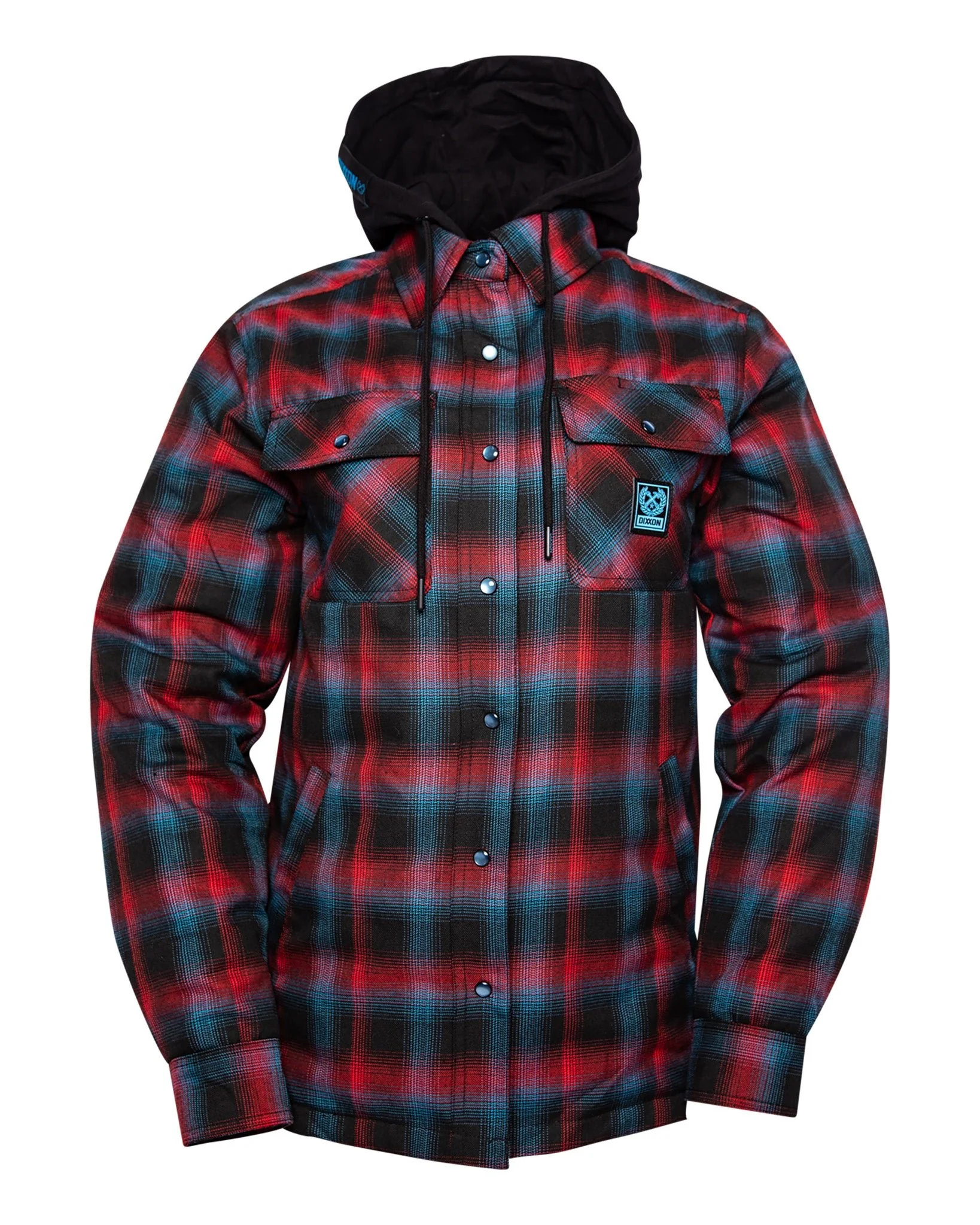 Women's Dimension Hooded Flannel Jacket - Image 2