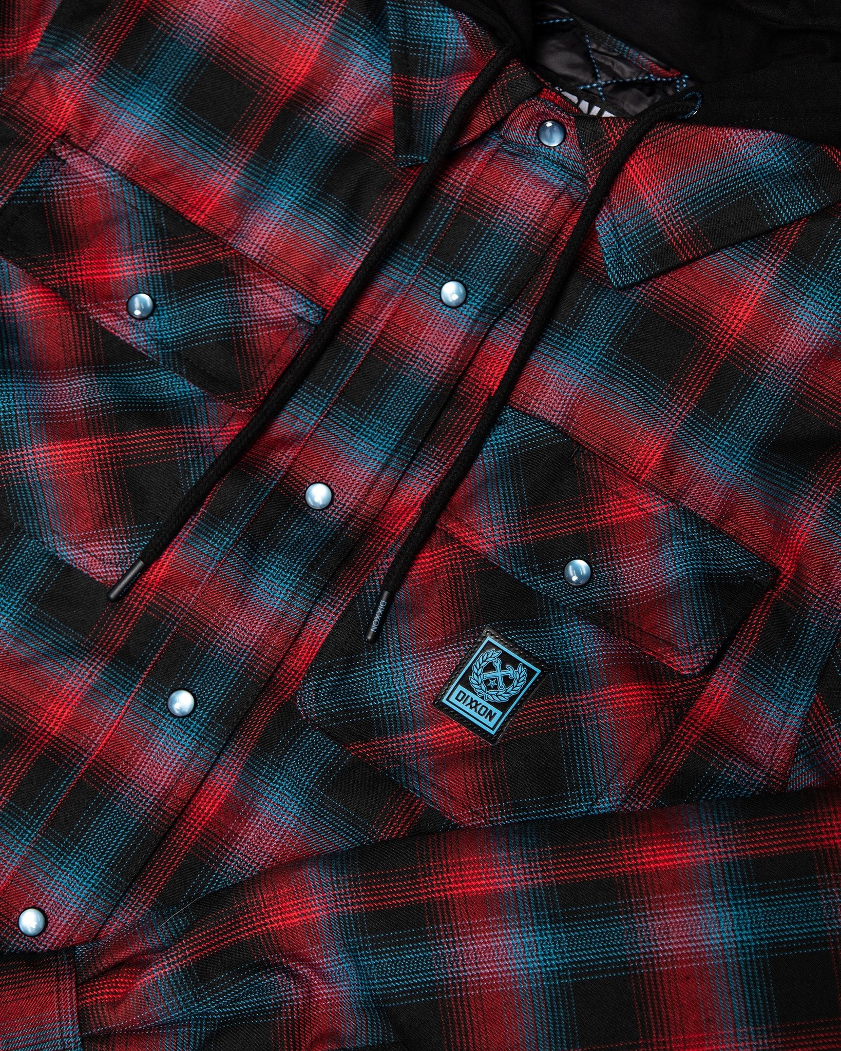 Women's Dimension Hooded Flannel Jacket - Image 5